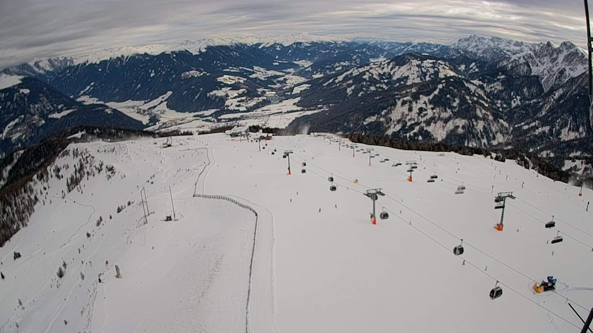 Sommet du Kronplatz | vue sur Valdaora – Olang