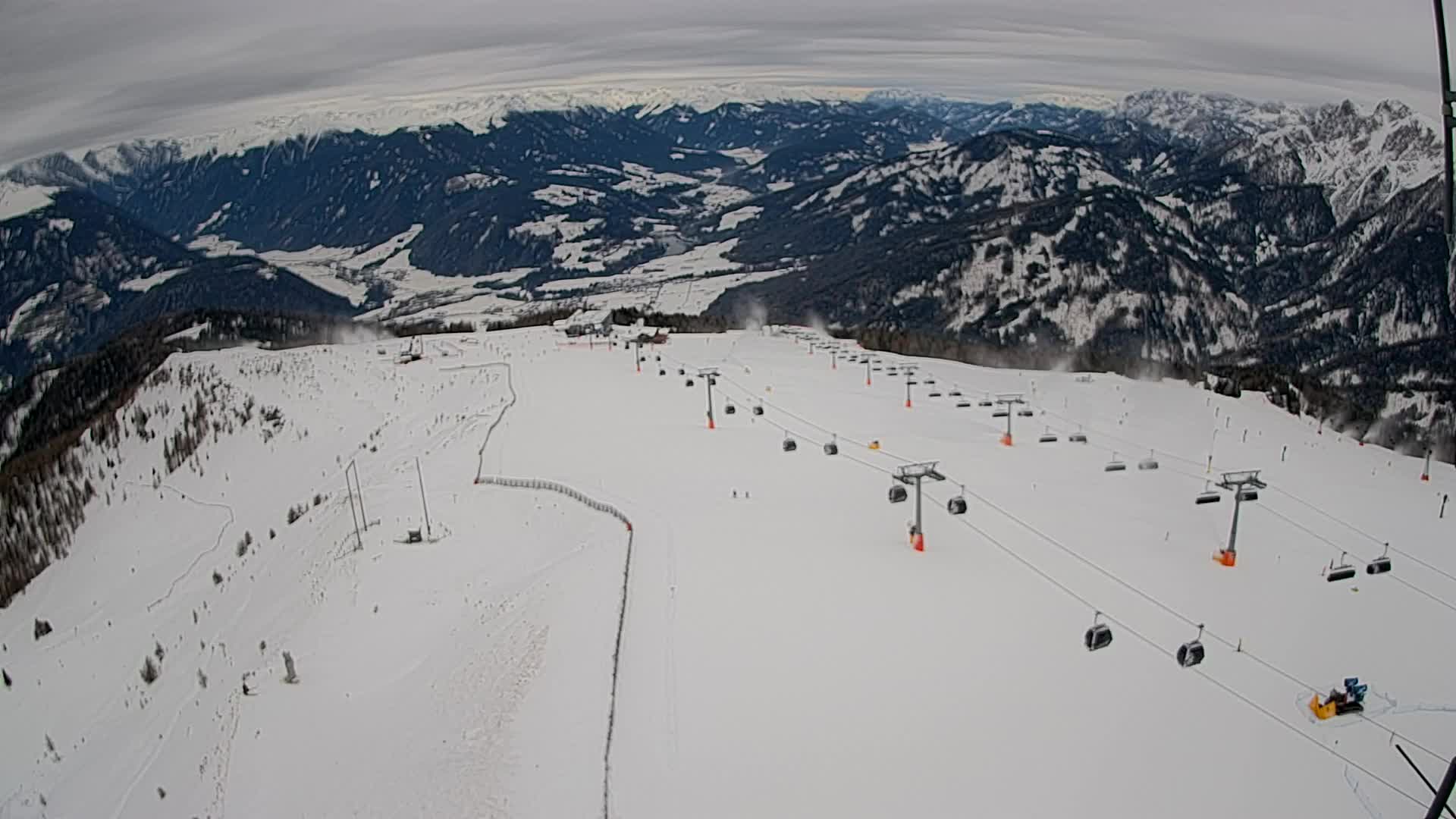 Kronplatz-Gipfel | Blick nach Olang – Valdaora