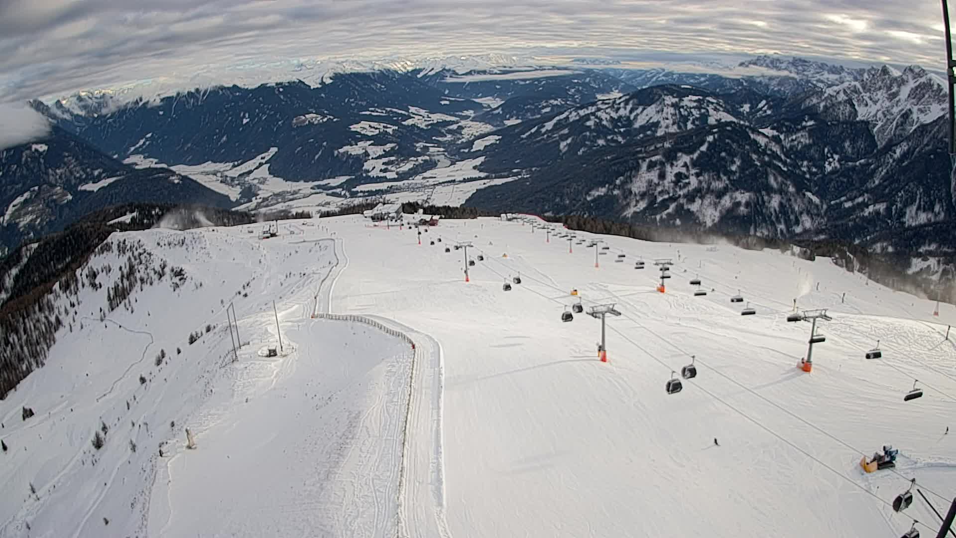 Sommet du Kronplatz | vue sur Valdaora – Olang