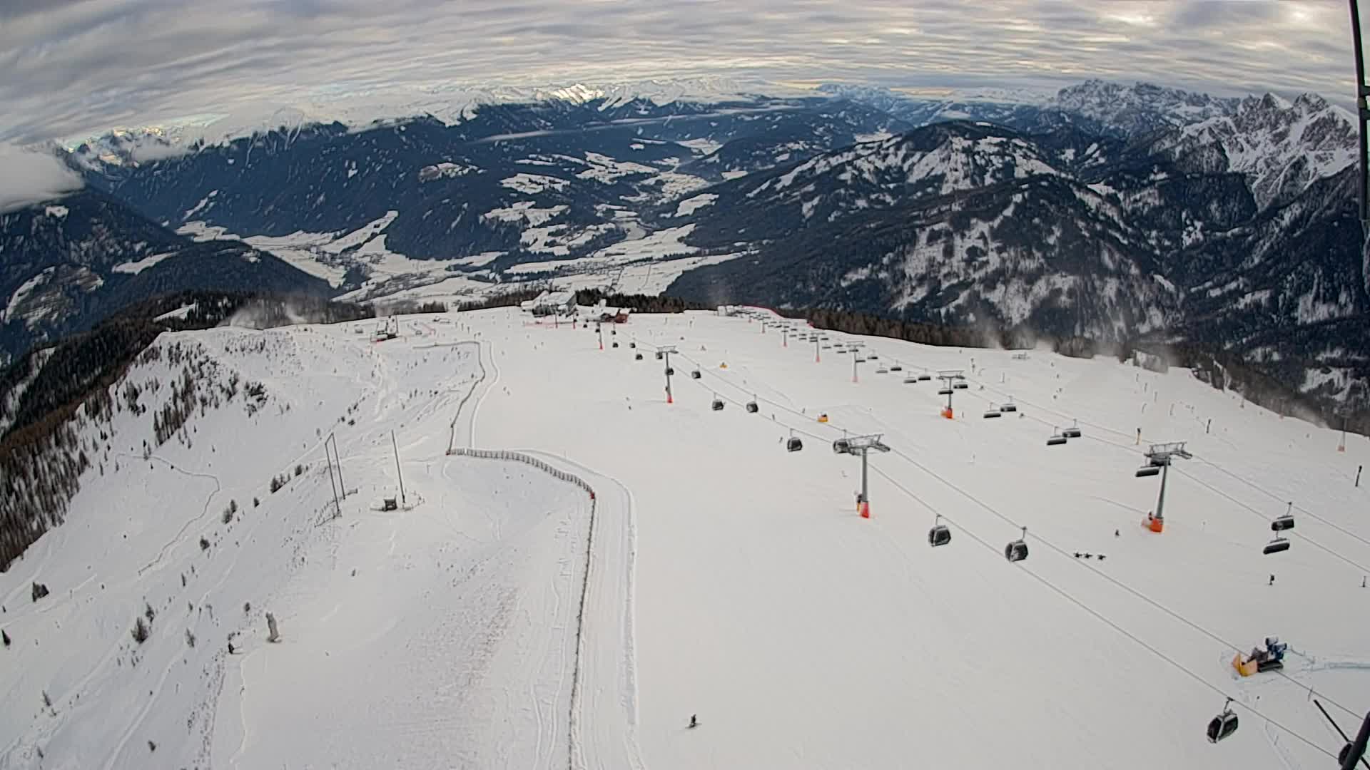 Kronplatz vrh | pogled na Valdaora – Olang