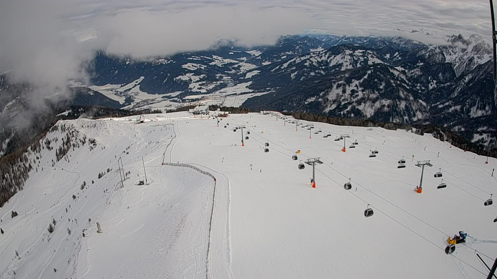 Sommet du Kronplatz | vue sur Valdaora – Olang