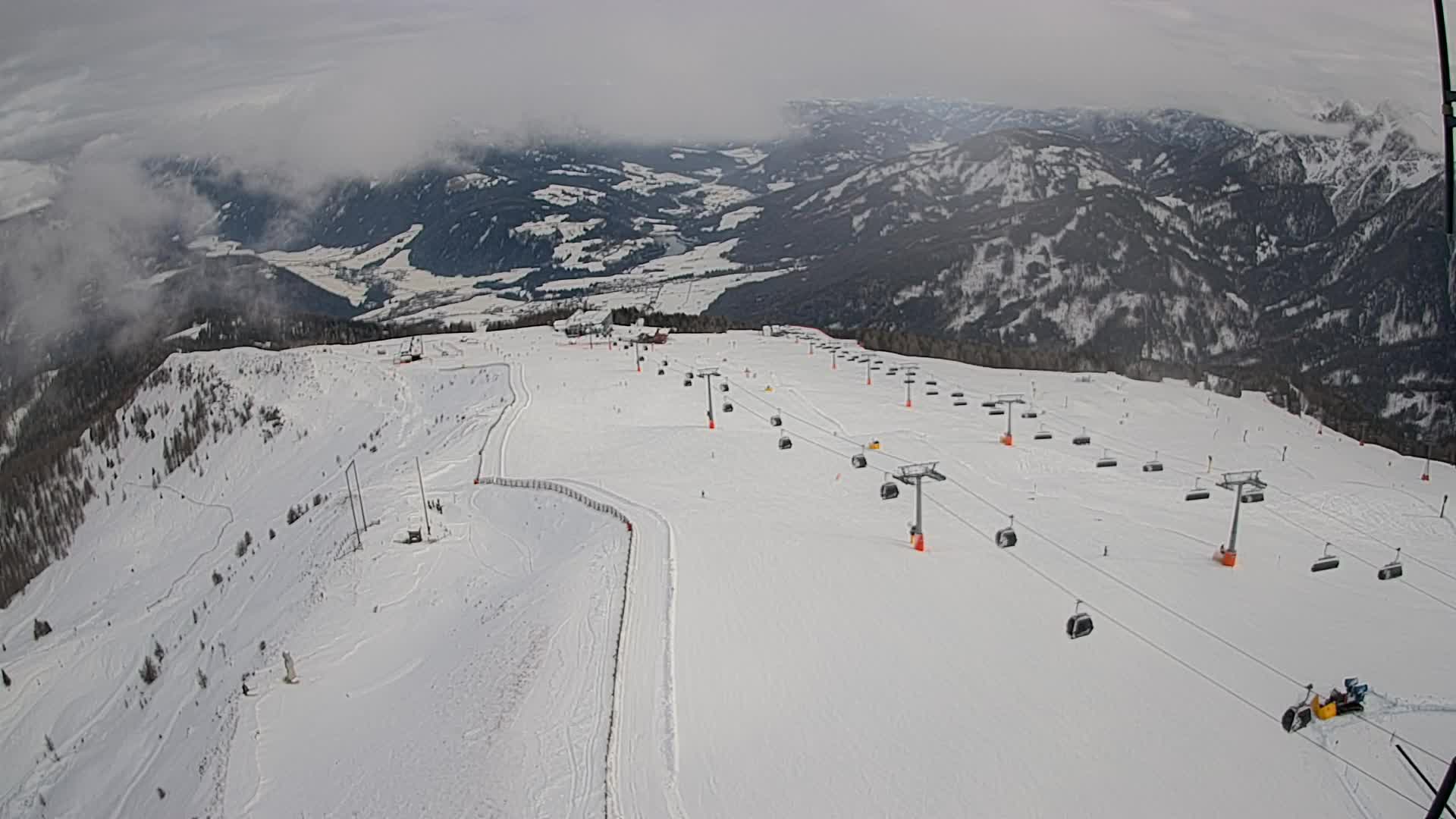Sommet du Kronplatz | vue sur Valdaora – Olang