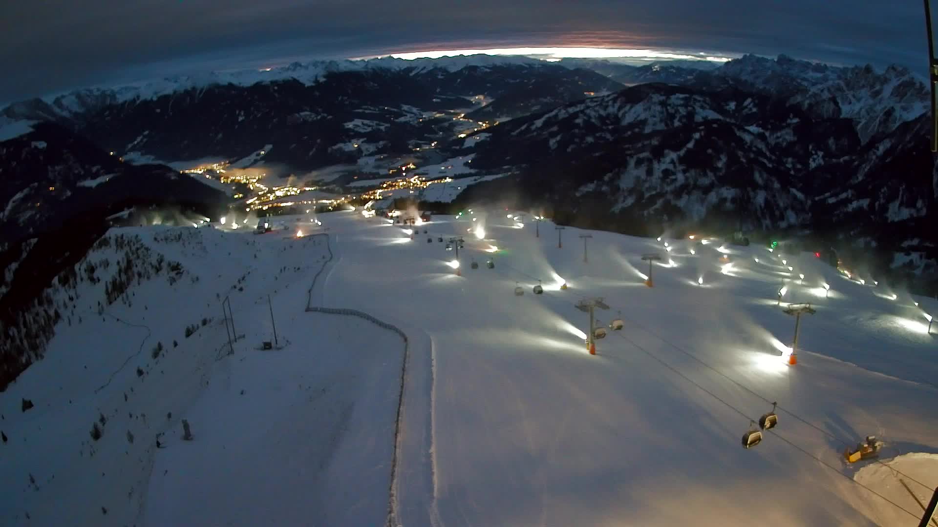 Kronplatz vrh | pogled na Valdaora – Olang