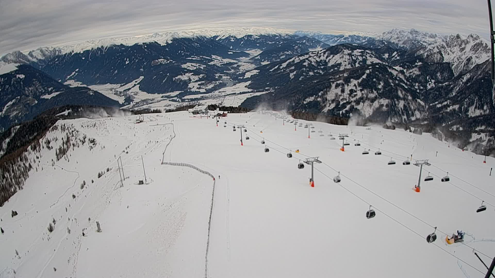 Kronplatz-Gipfel | Blick nach Olang – Valdaora