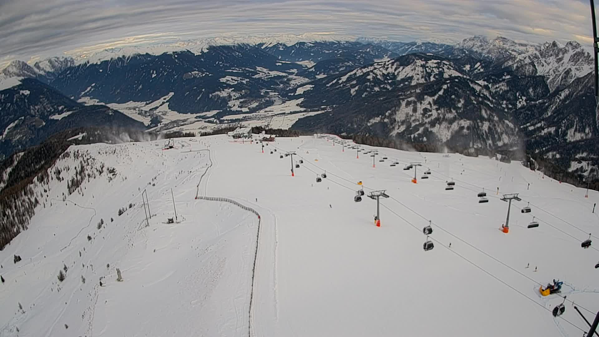 Kronplatz-Gipfel | Blick nach Olang – Valdaora