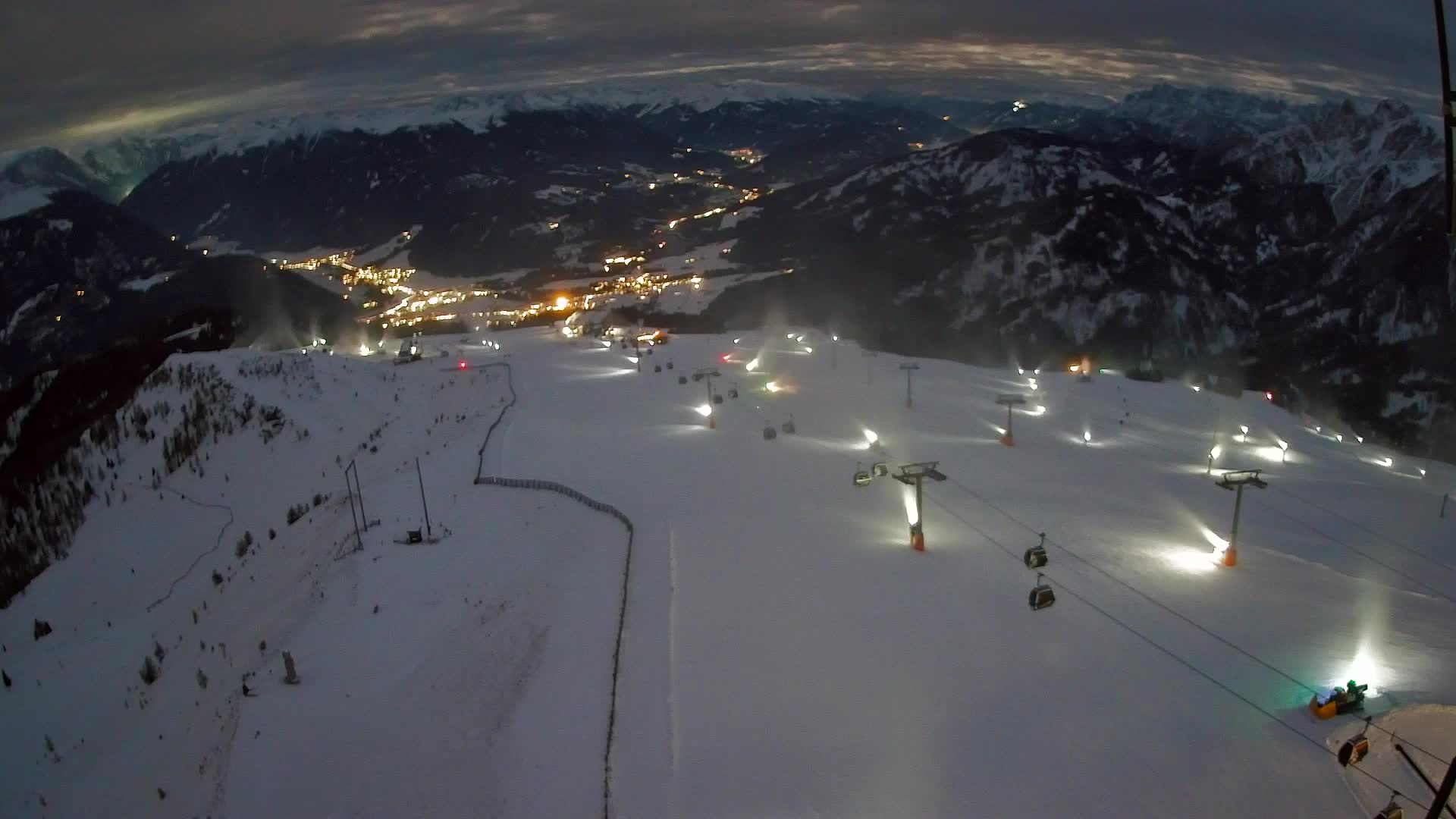 Kronplatz-Gipfel | Blick nach Olang – Valdaora