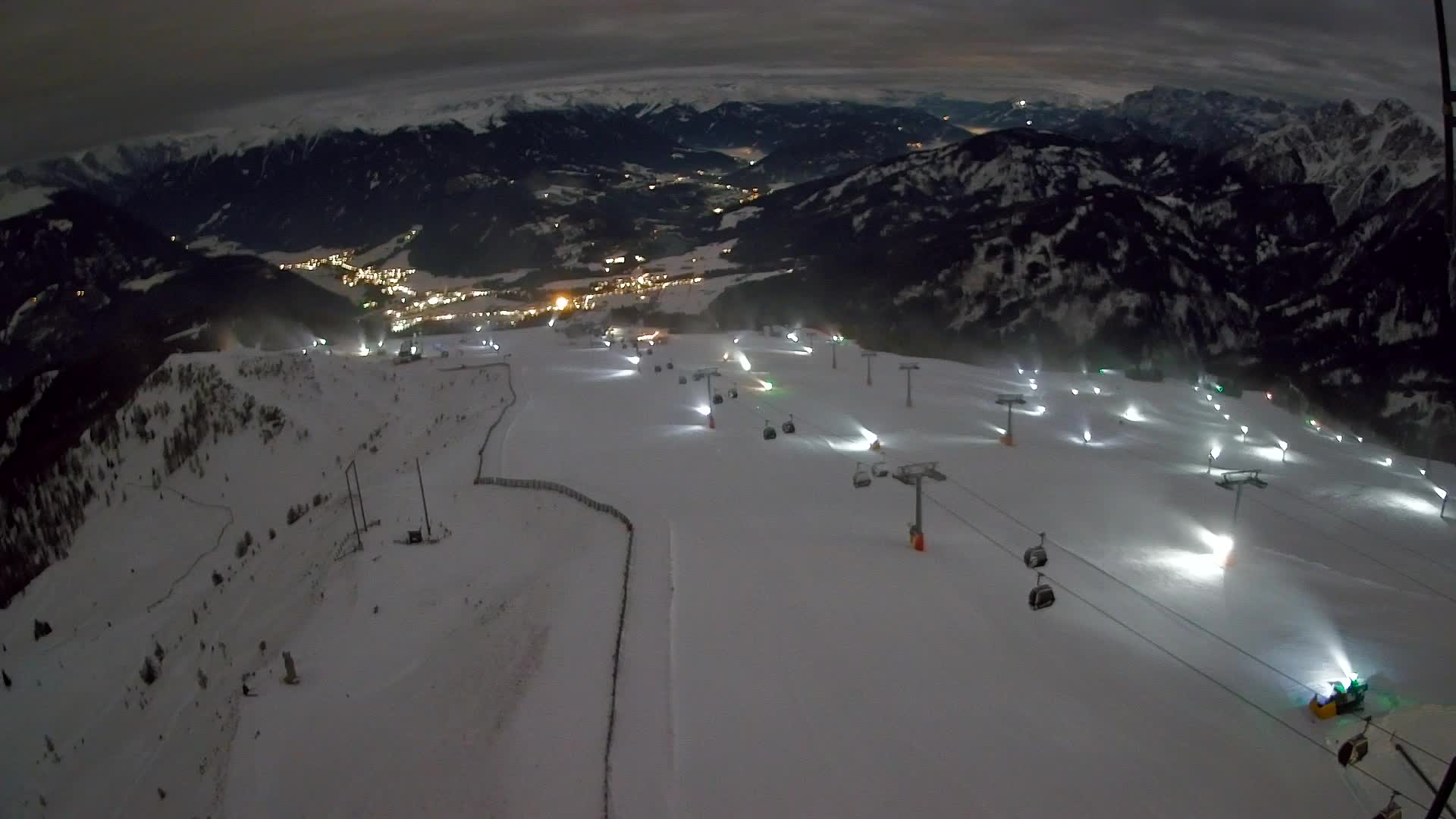 Kronplatz-Gipfel | Blick nach Olang – Valdaora