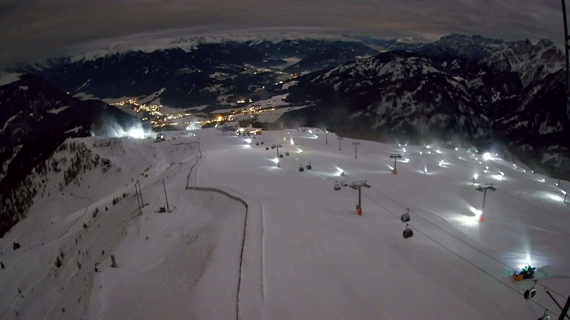 Kronplatz-Gipfel | Blick nach Olang – Valdaora