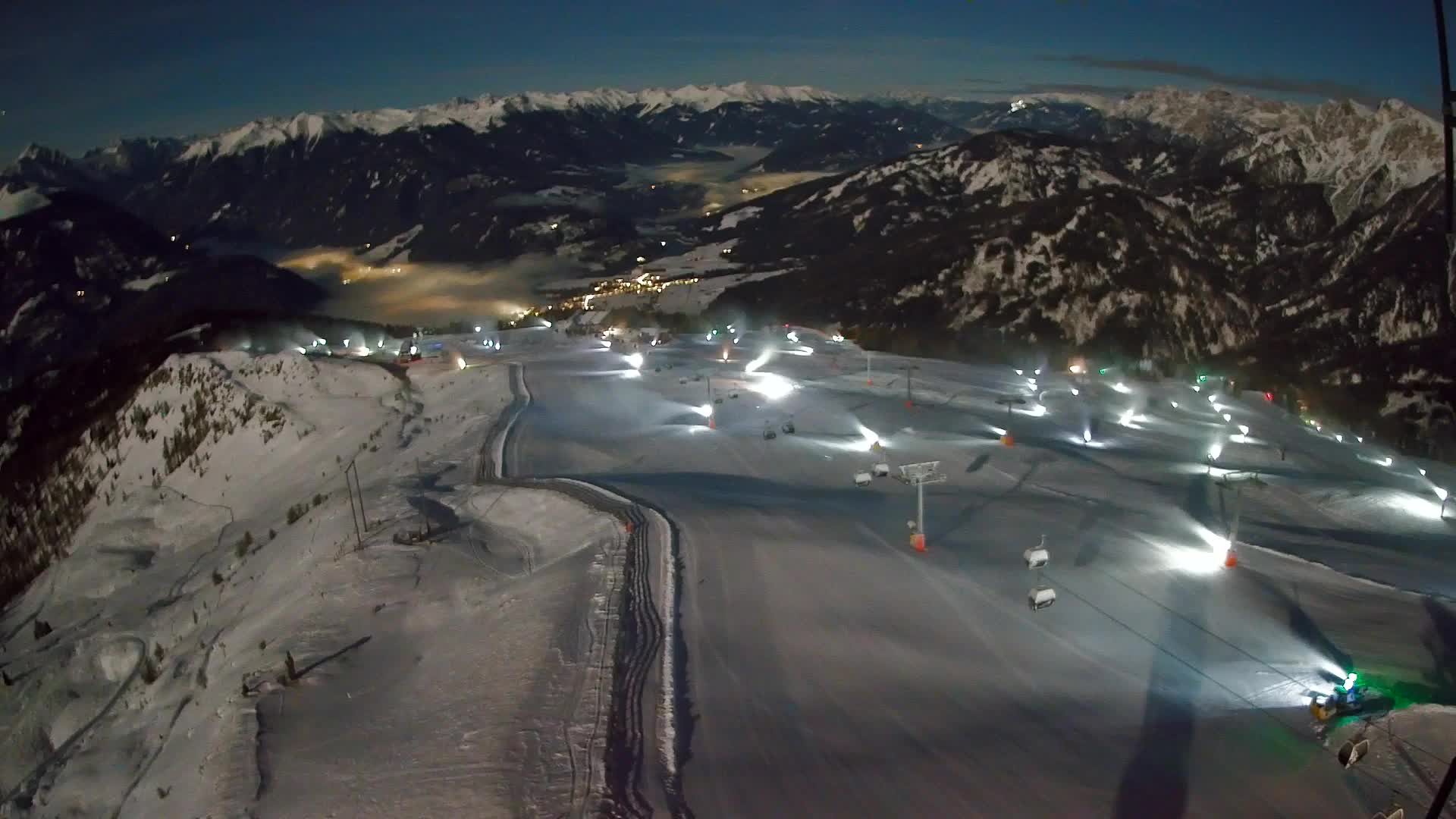 Kronplatz-Gipfel | Blick nach Olang – Valdaora