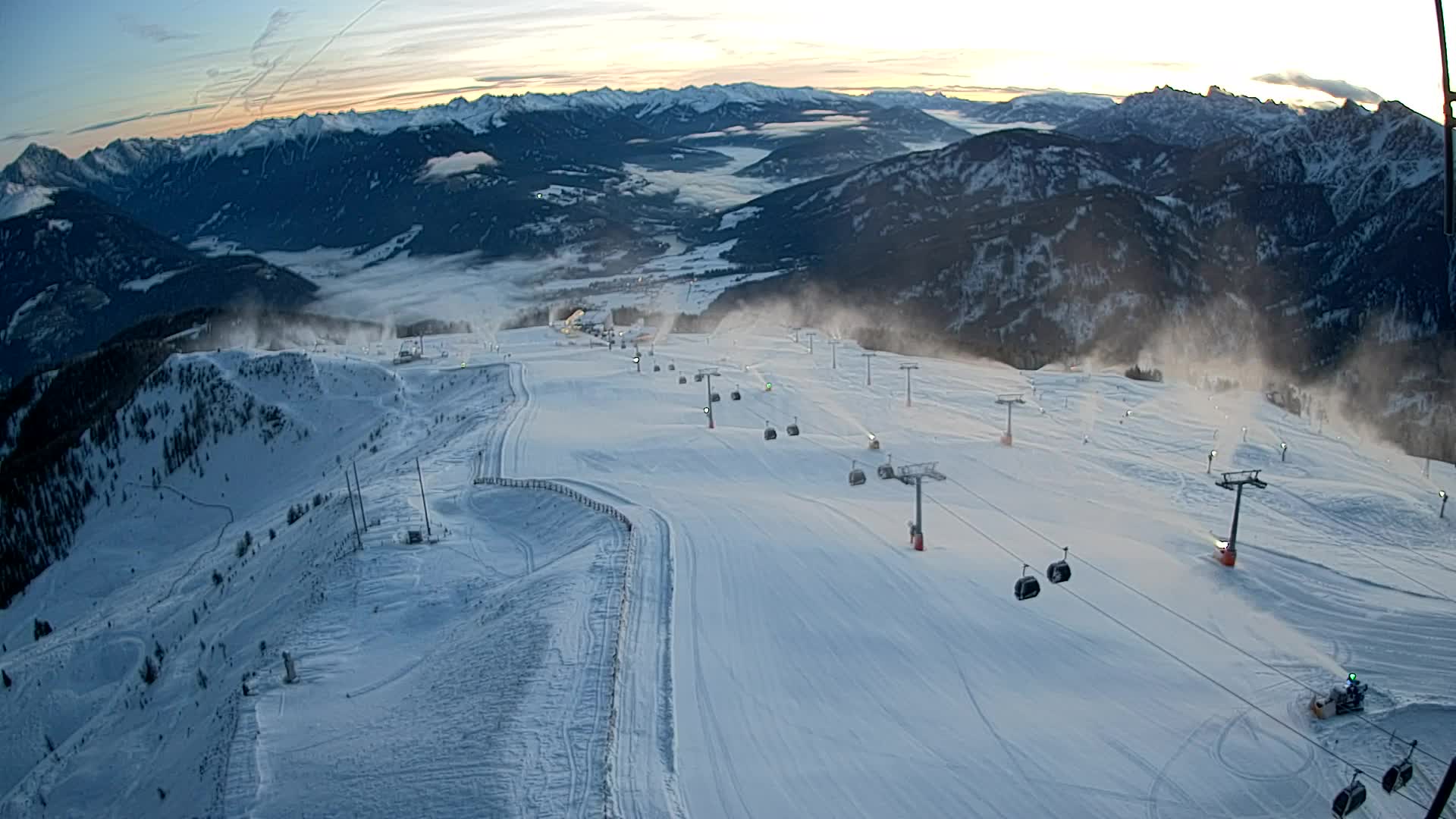 Kronplatz vrh | pogled na Valdaora – Olang