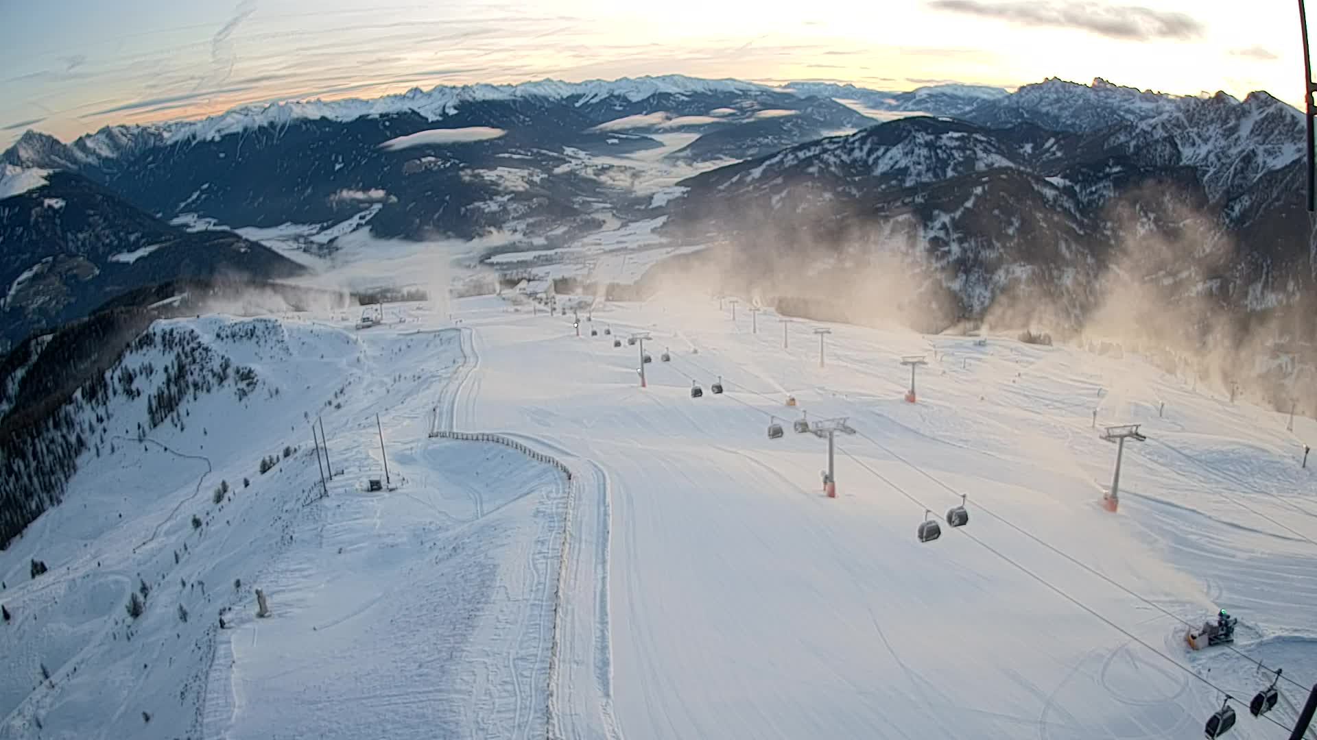 Sommet du Kronplatz | vue sur Valdaora – Olang