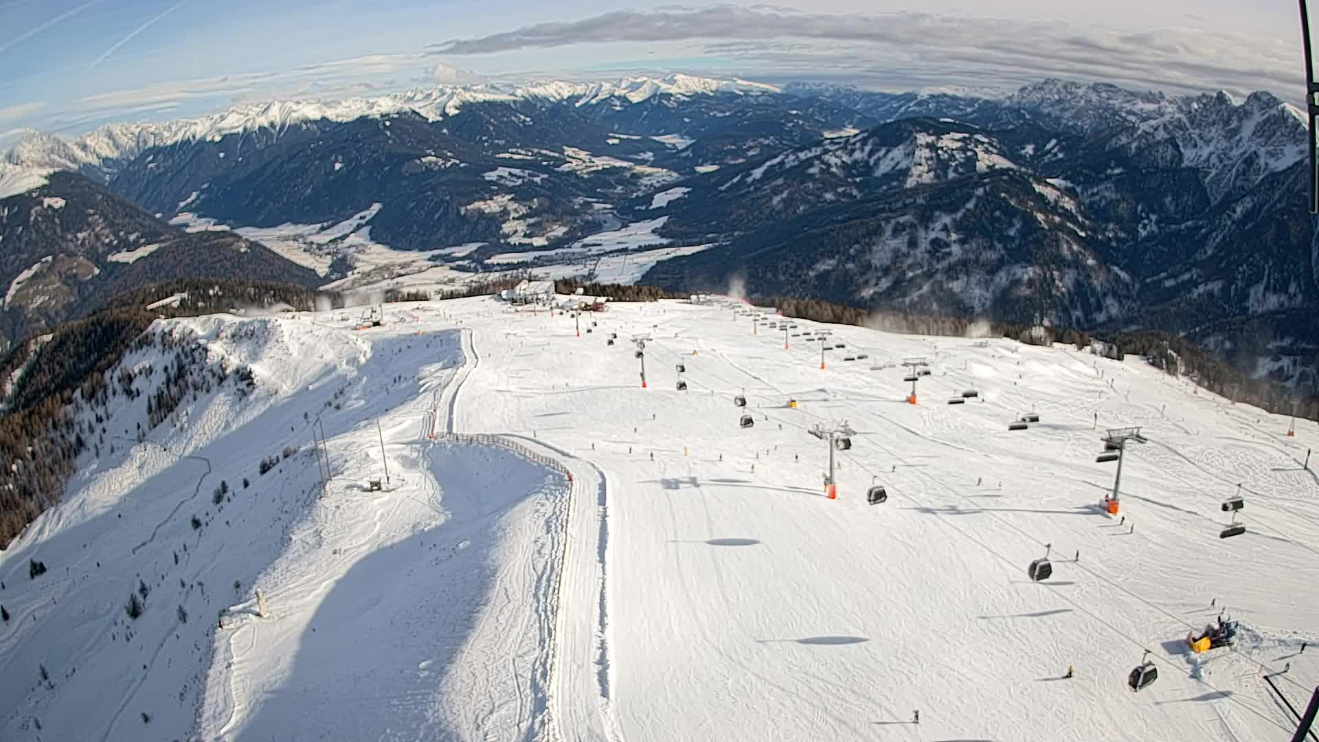 Sommet du Kronplatz | vue sur Valdaora – Olang