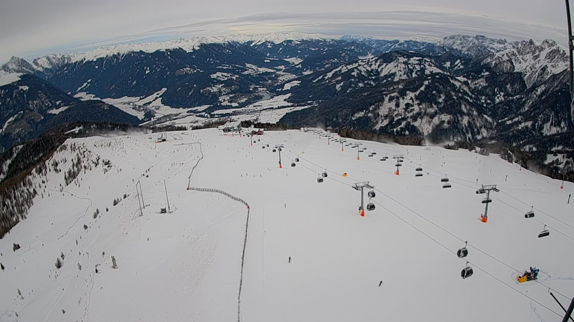 Kronplatz-Gipfel | Blick nach Olang – Valdaora