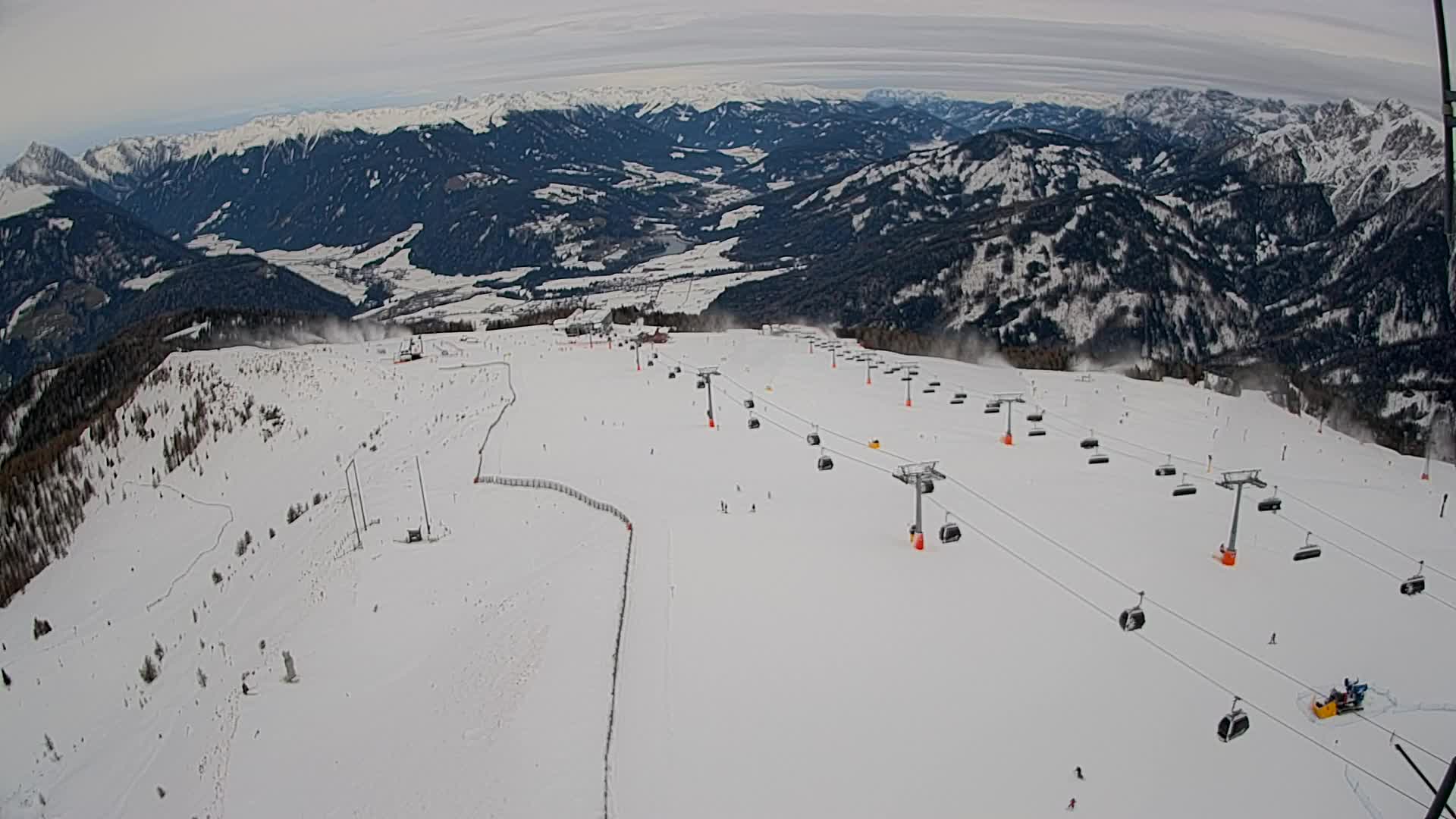 Kronplatz-Gipfel | Blick nach Olang – Valdaora