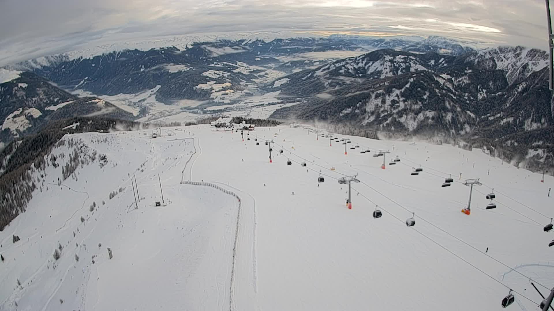 Kronplatz-Gipfel | Blick nach Olang – Valdaora