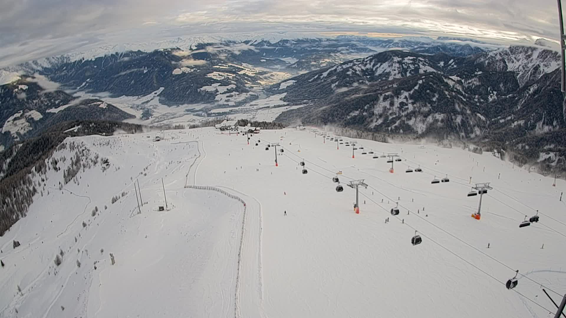 Kronplatz-Gipfel | Blick nach Olang – Valdaora