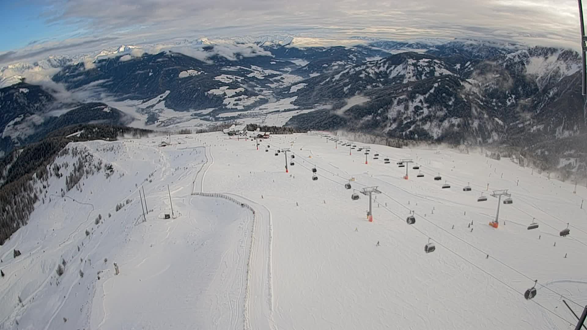 Kronplatz vrh | pogled na Valdaora – Olang