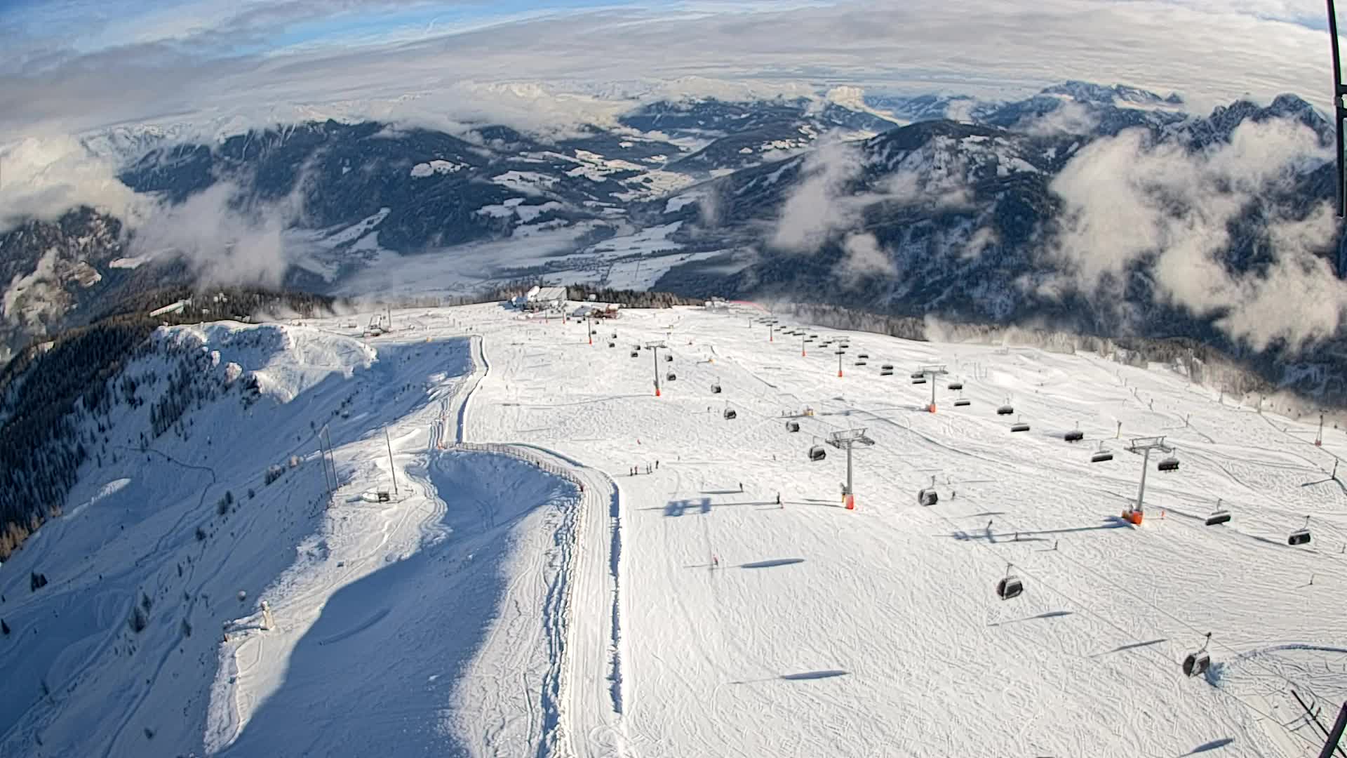 Kronplatz vrh | pogled na Valdaora – Olang