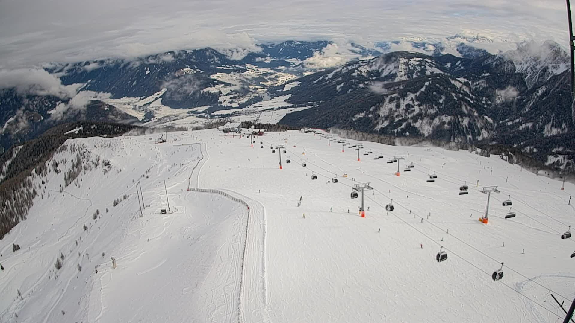 Sommet du Kronplatz | vue sur Valdaora – Olang