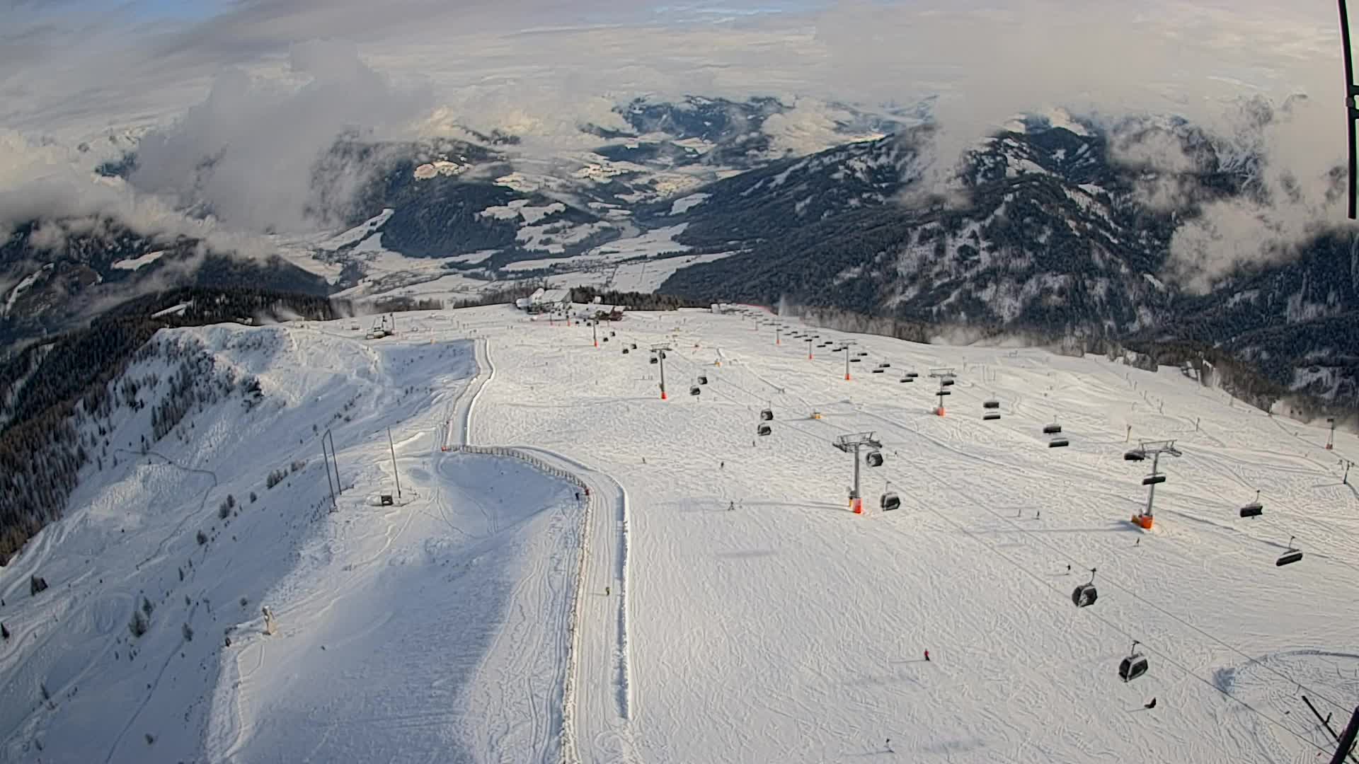 Kronplatz vrh | pogled na Valdaora – Olang