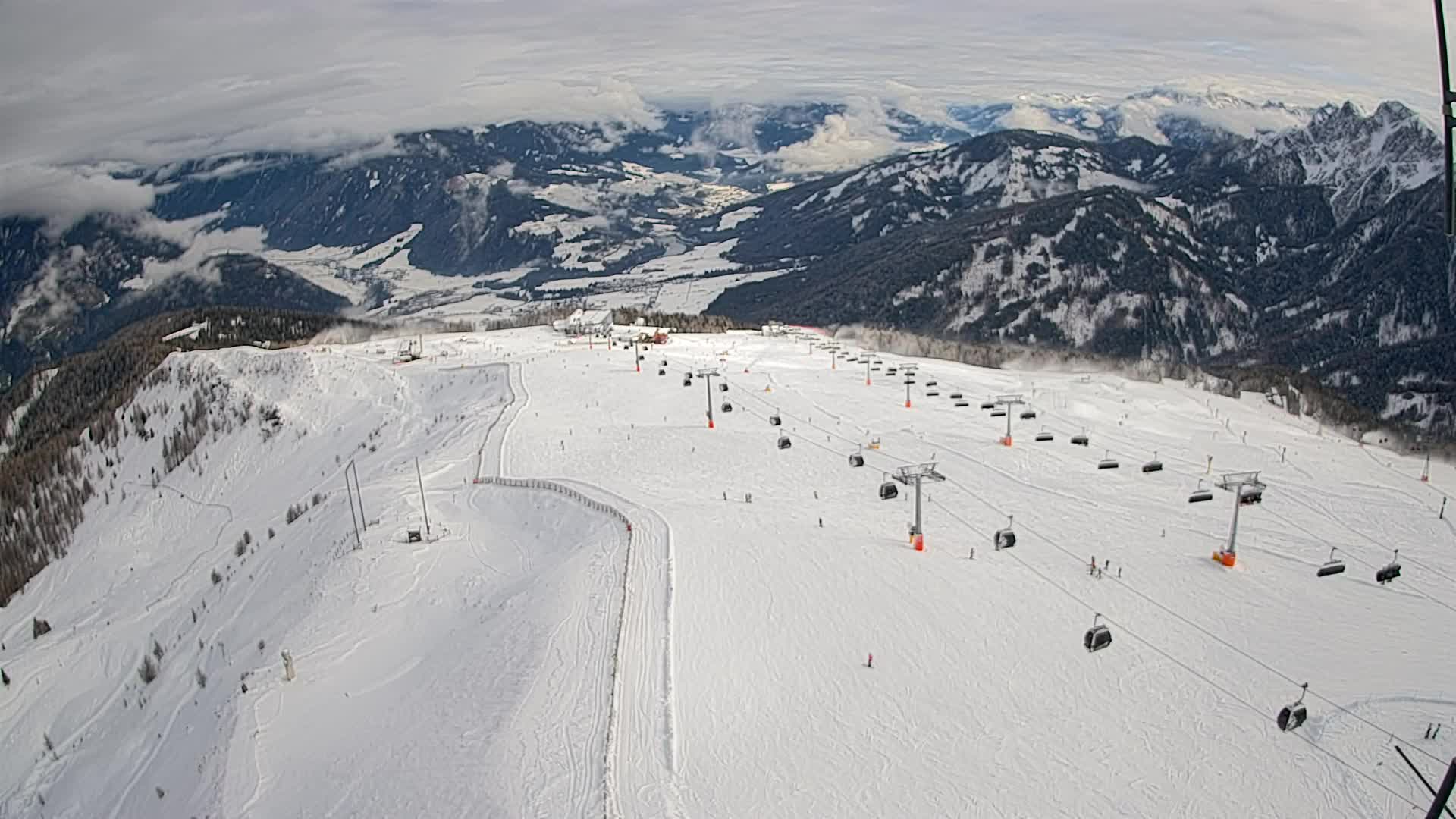 Kronplatz vrh | pogled na Valdaora – Olang