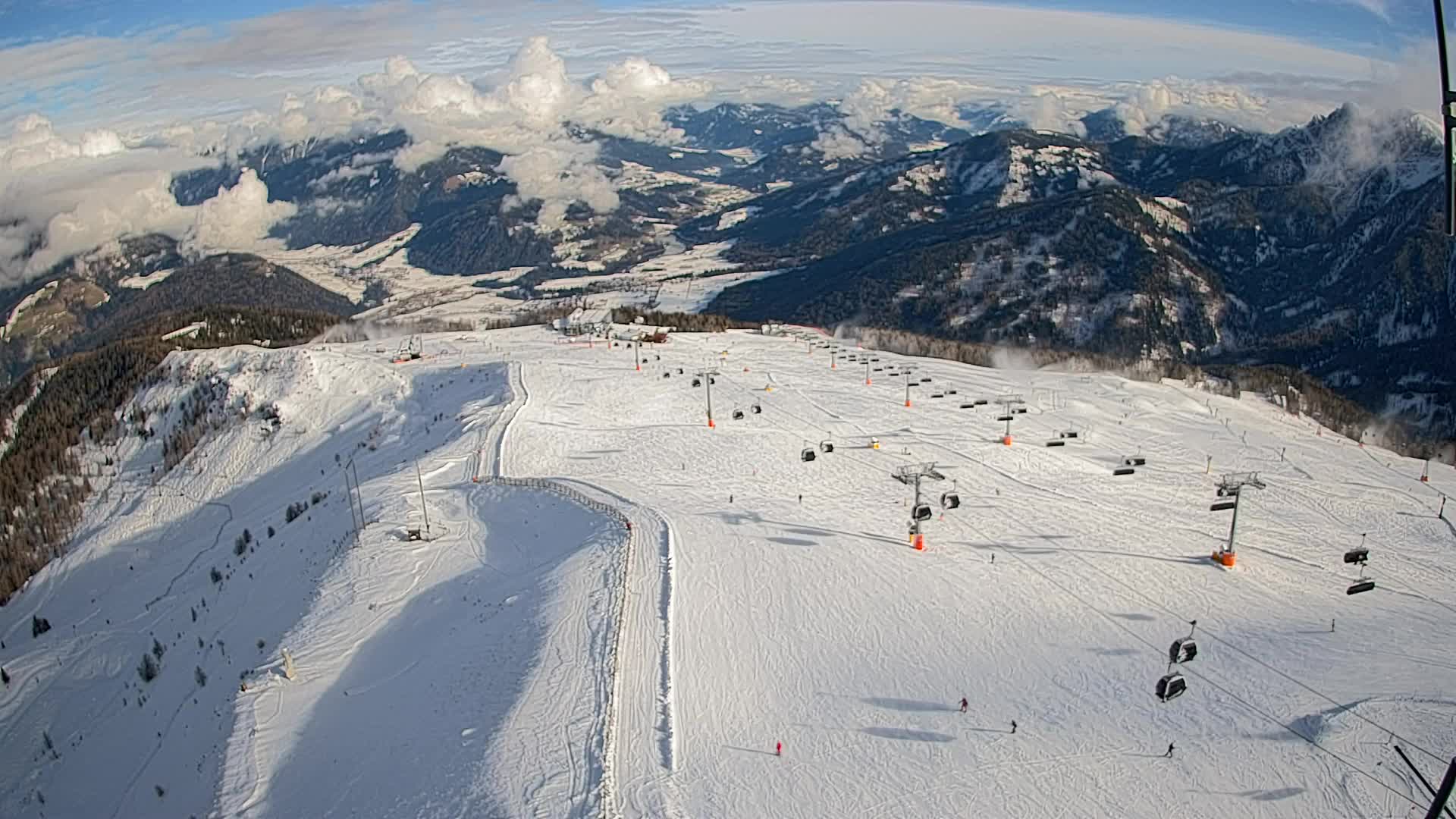 Sommet du Kronplatz | vue sur Valdaora – Olang