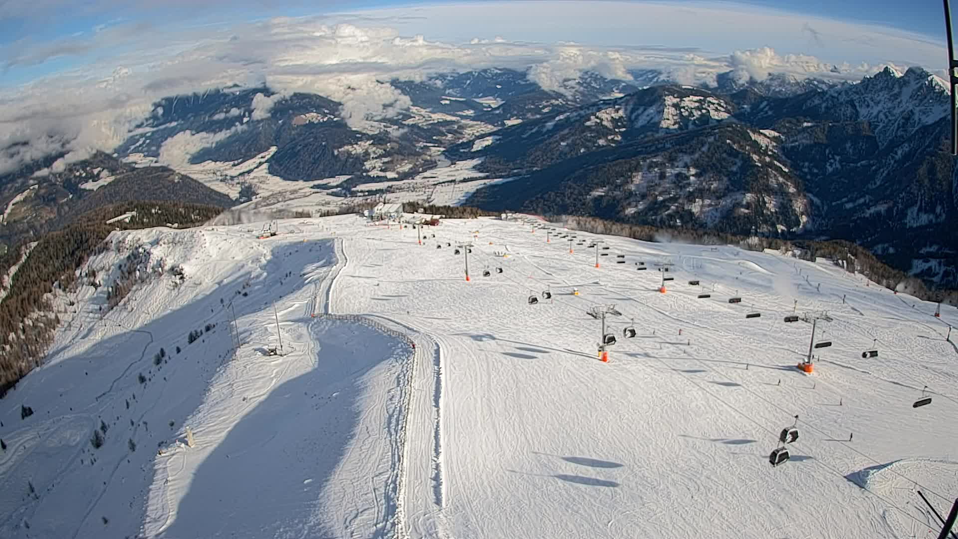 Sommet du Kronplatz | vue sur Valdaora – Olang