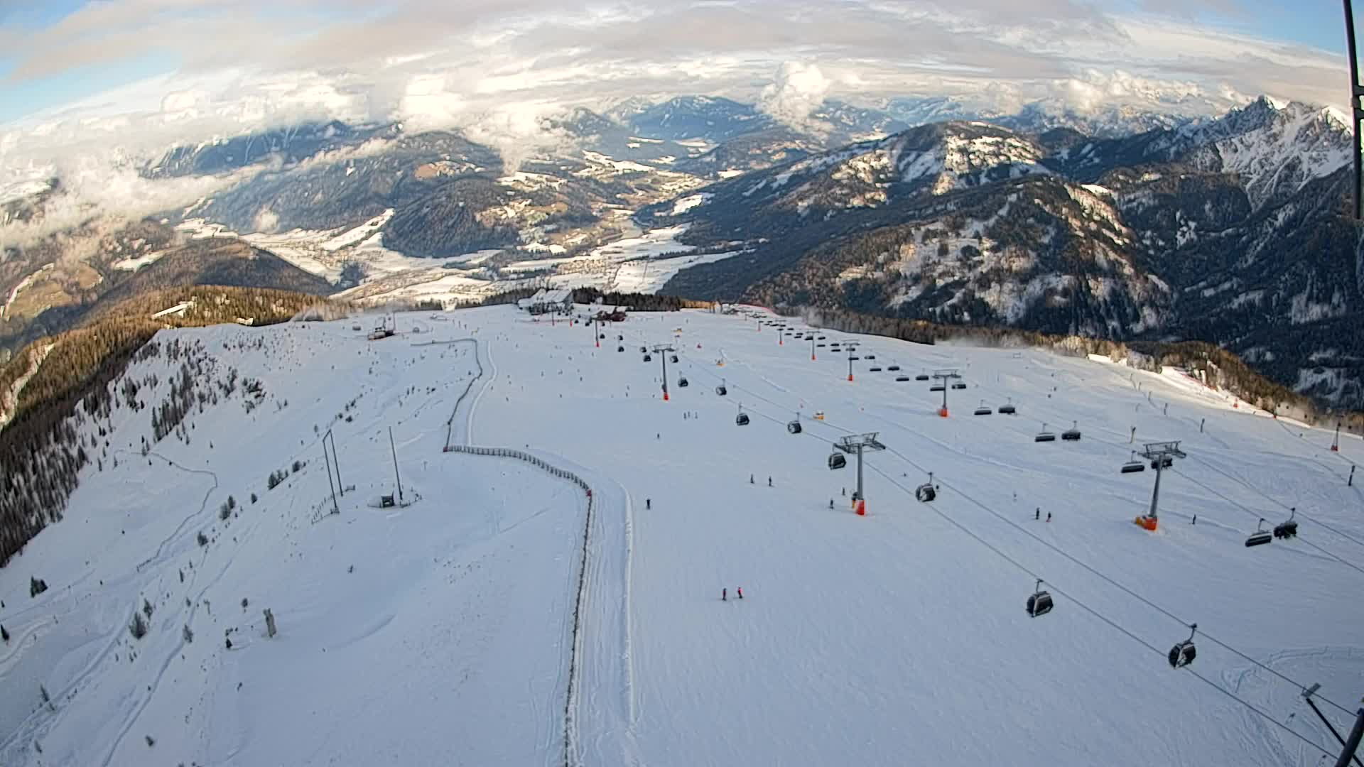 Kronplatz vrh | pogled na Valdaora – Olang