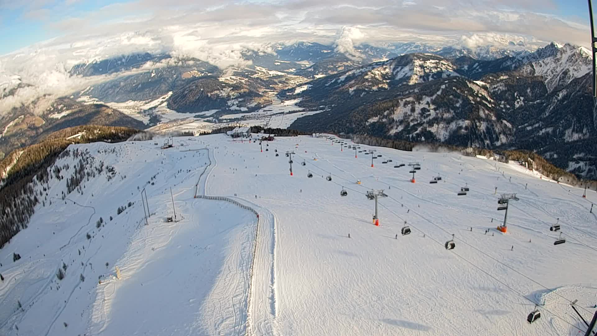 Sommet du Kronplatz | vue sur Valdaora – Olang