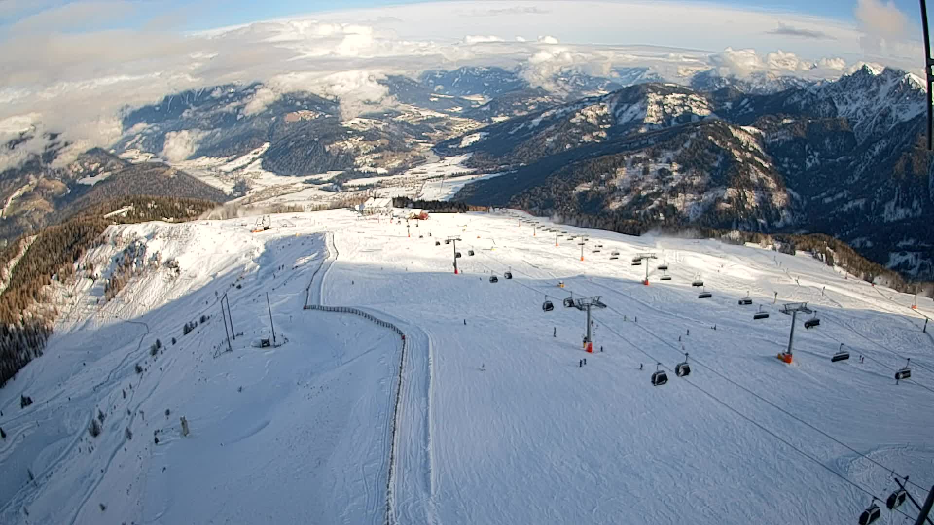 Kronplatz vrh | pogled na Valdaora – Olang
