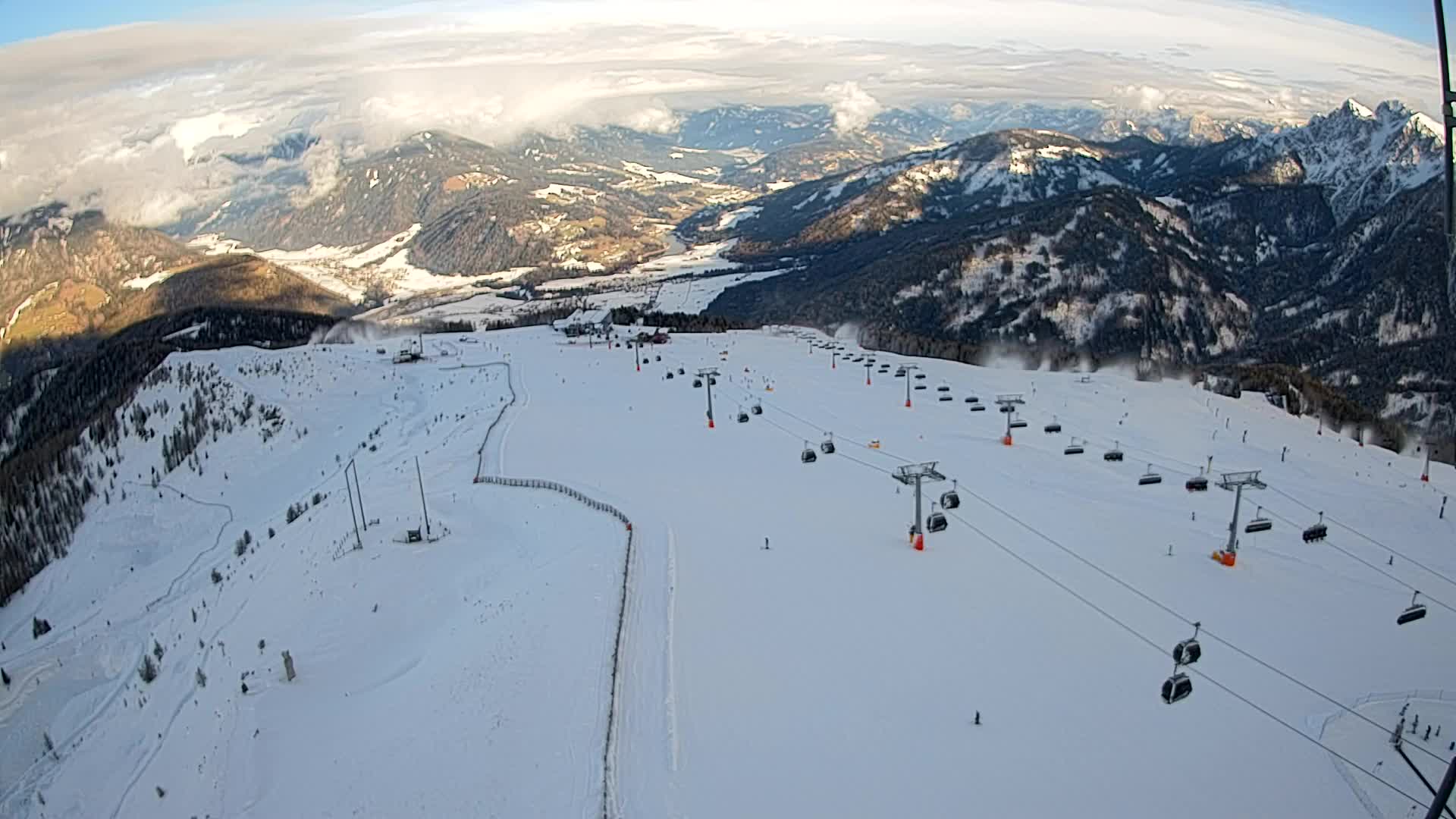 Kronplatz vrh | pogled na Valdaora – Olang