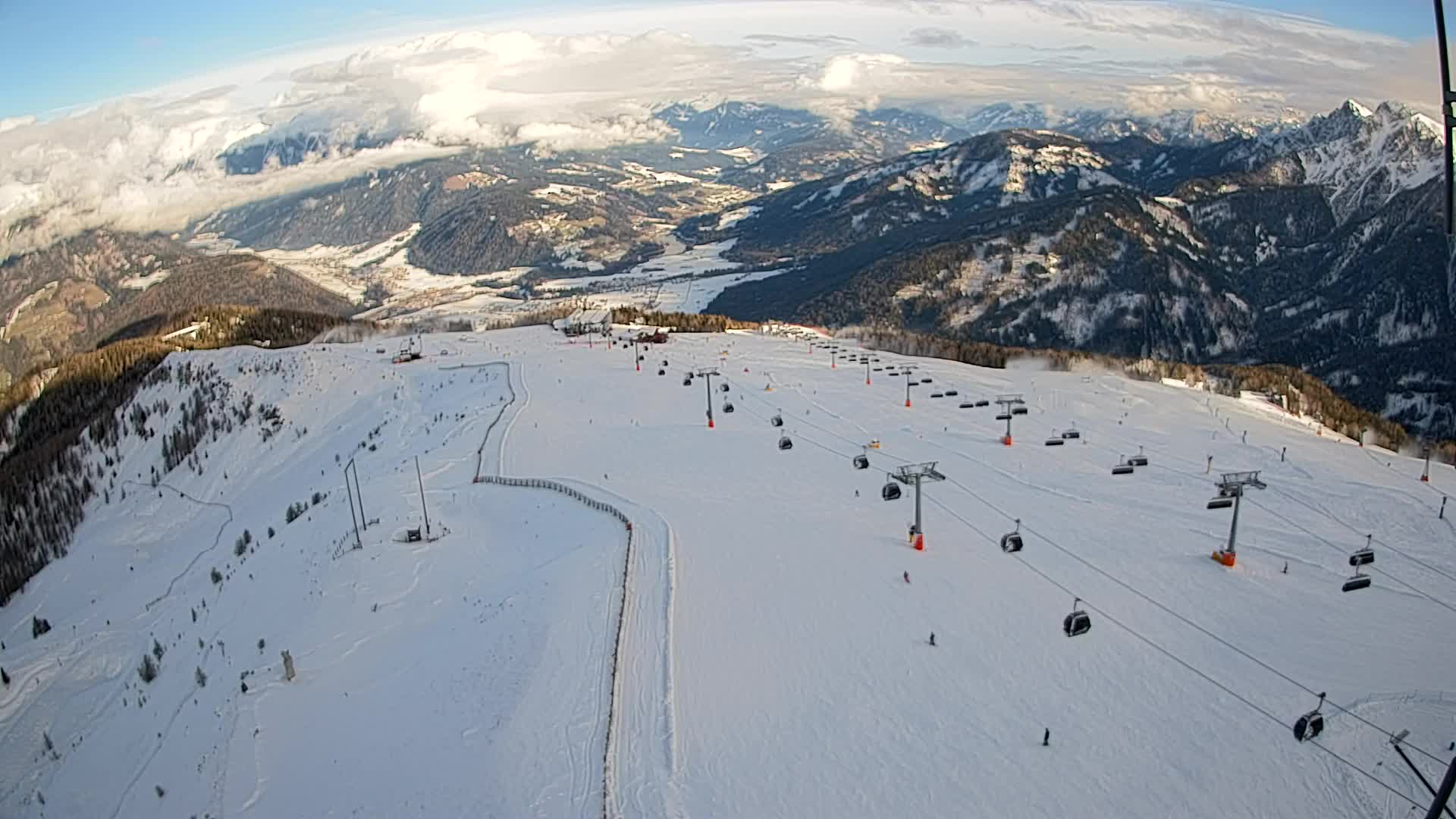 Kronplatz vrh | pogled na Valdaora – Olang