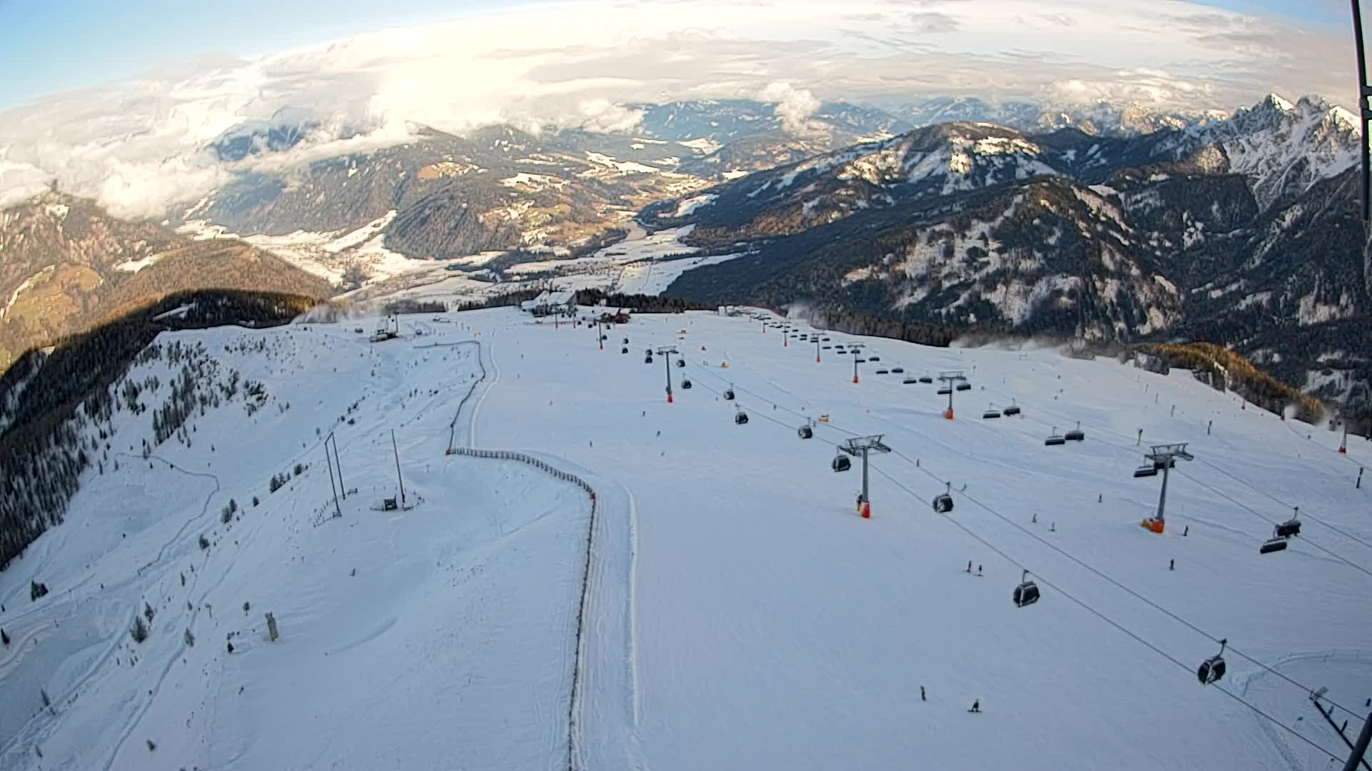 Kronplatz vrh | pogled na Valdaora – Olang