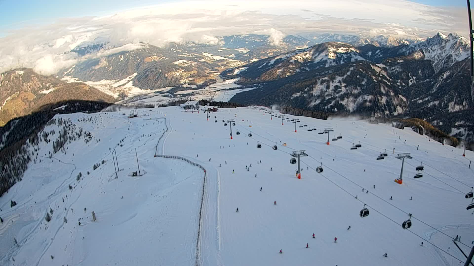 Kronplatz vrh | pogled na Valdaora – Olang
