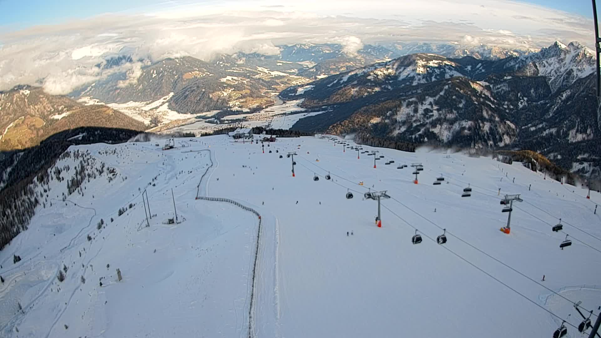Kronplatz vrh | pogled na Valdaora – Olang