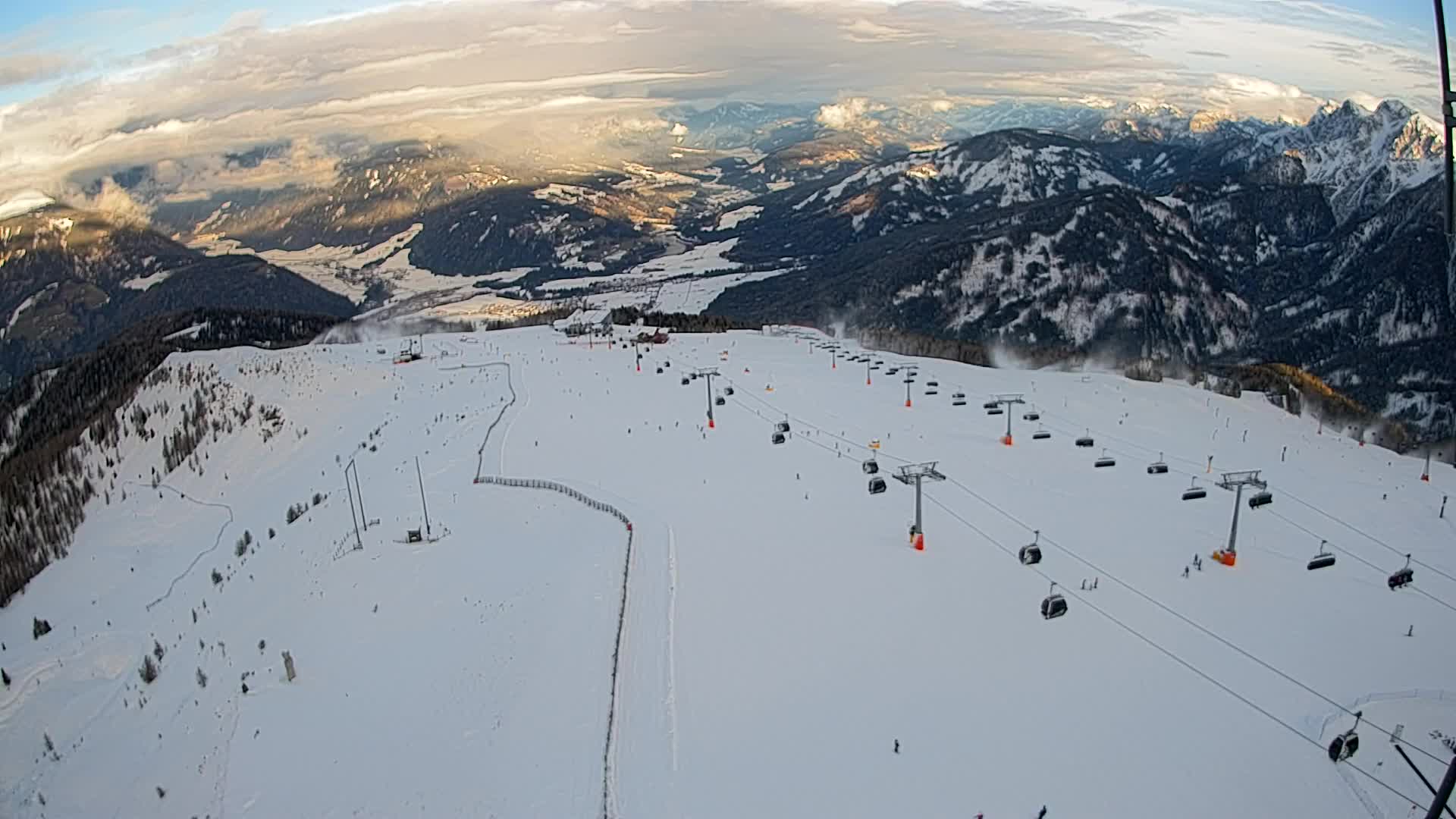 Sommet du Kronplatz | vue sur Valdaora – Olang