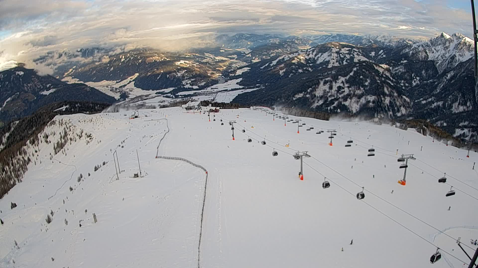 Kronplatz-Gipfel | Blick nach Olang – Valdaora