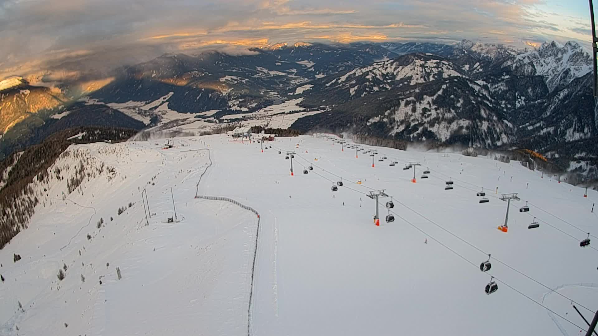Kronplatz-Gipfel | Blick nach Olang – Valdaora