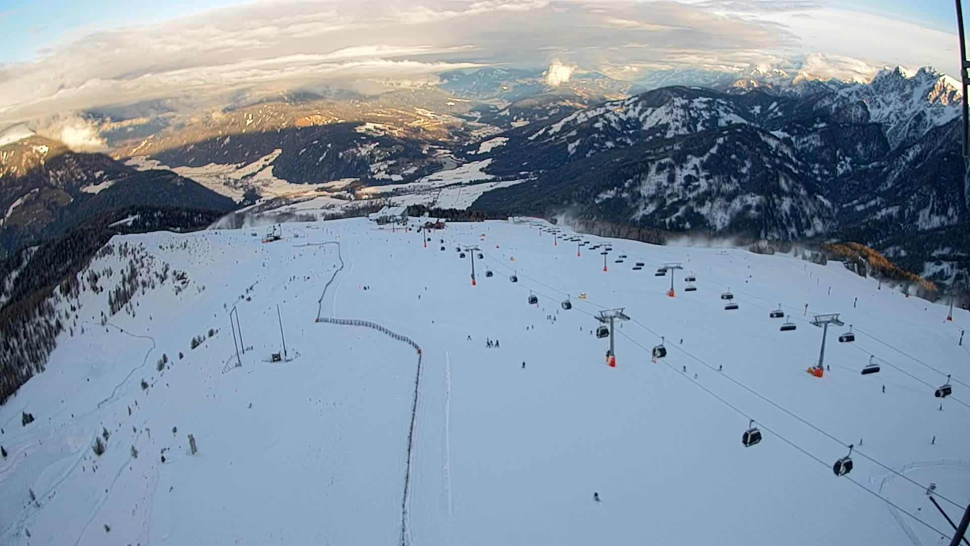 Kronplatz vrh | pogled na Valdaora – Olang