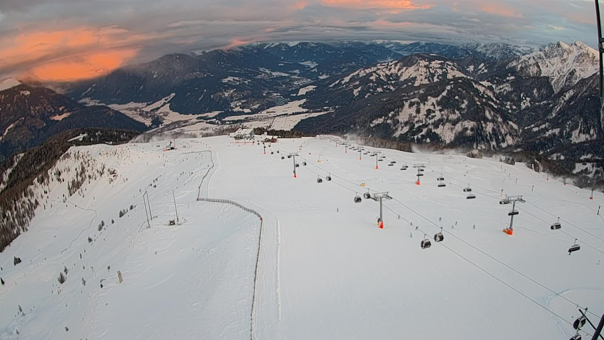 Kronplatz-Gipfel | Blick nach Olang – Valdaora