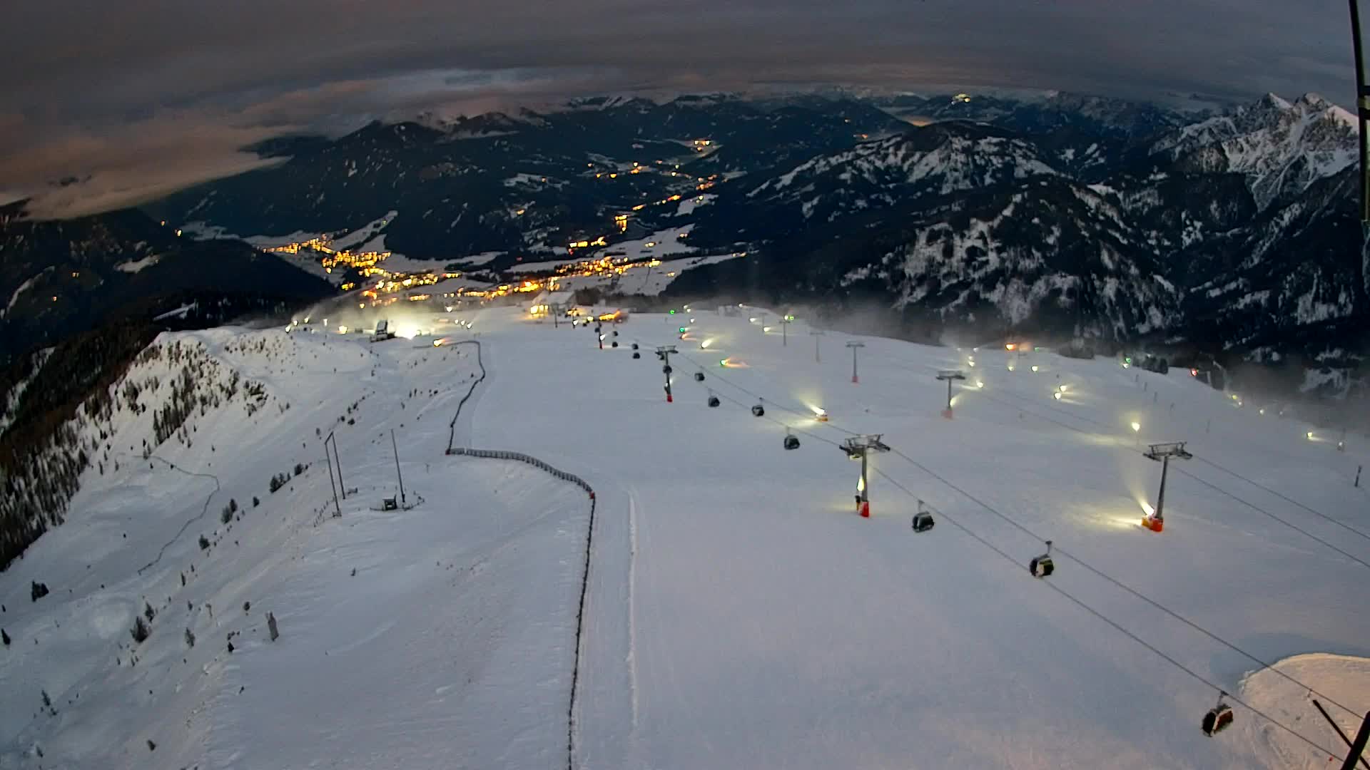 Kronplatz-Gipfel | Blick nach Olang – Valdaora