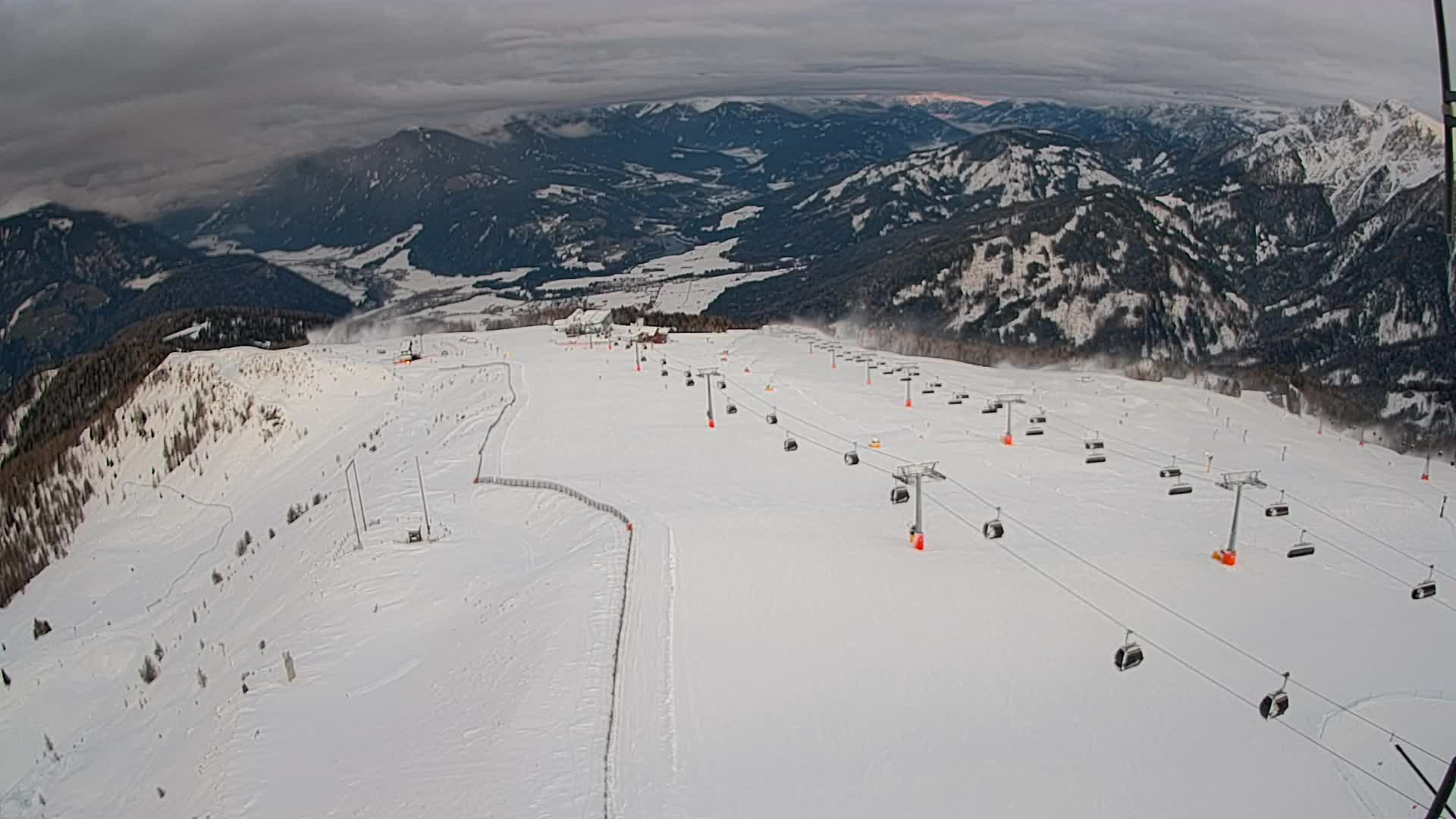 Kronplatz-Gipfel | Blick nach Olang – Valdaora