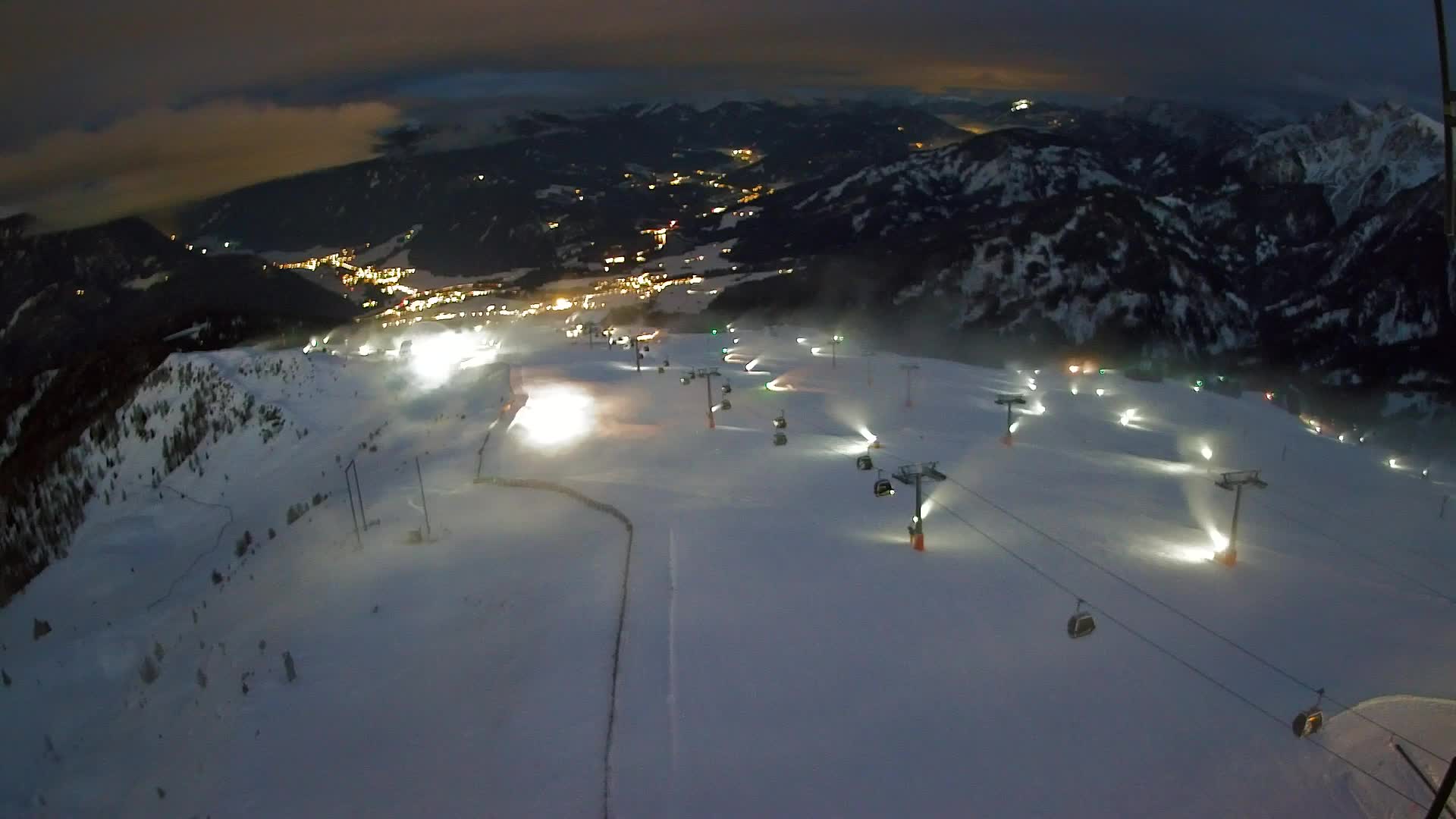 Kronplatz-Gipfel | Blick nach Olang – Valdaora