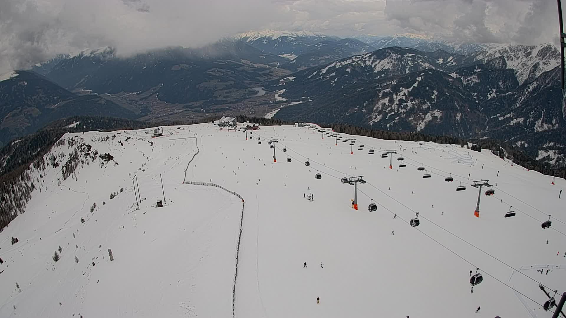 Sommet du Kronplatz | vue sur Valdaora – Olang