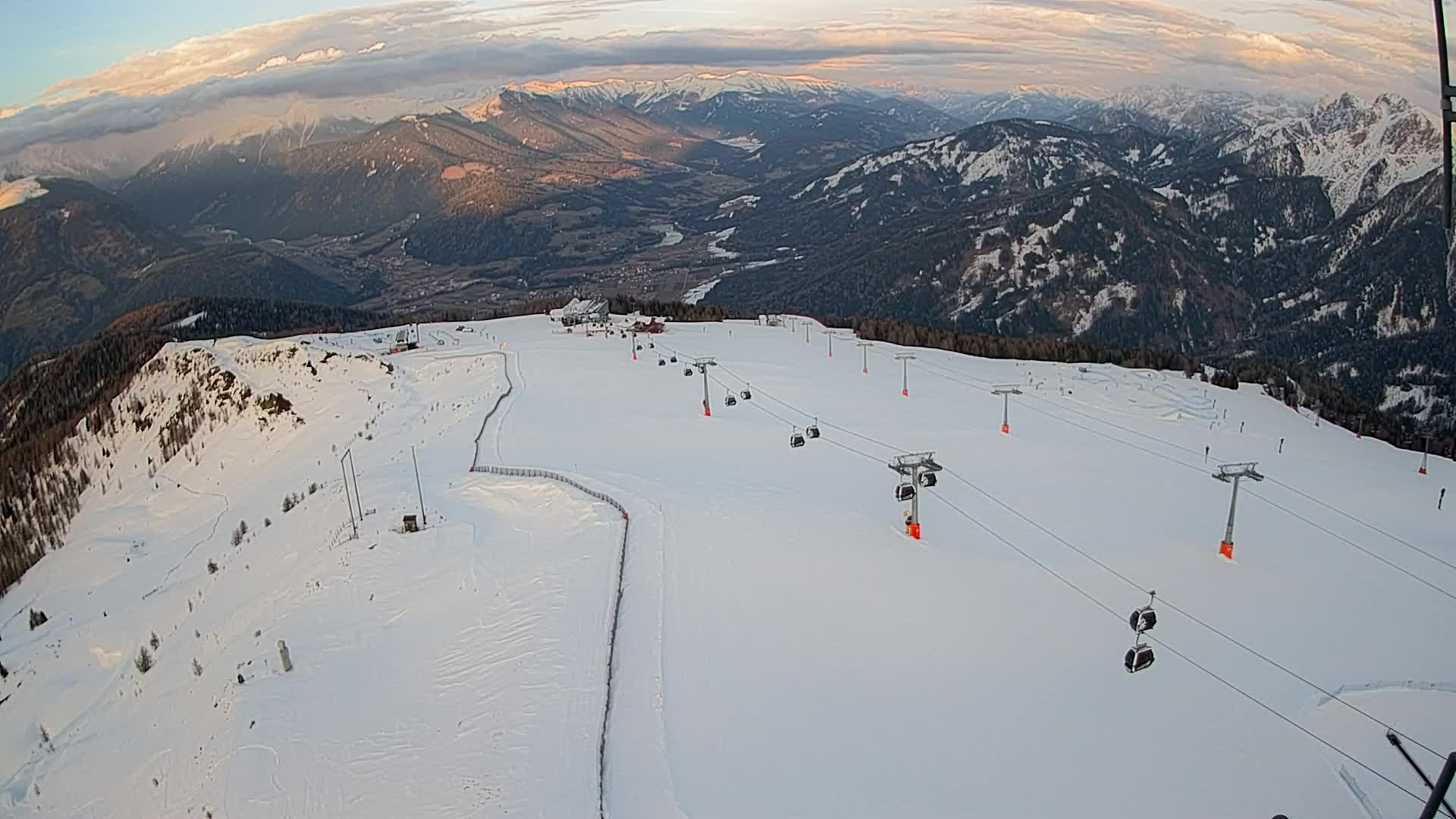 Kronplatz vrh | pogled na Valdaora – Olang
