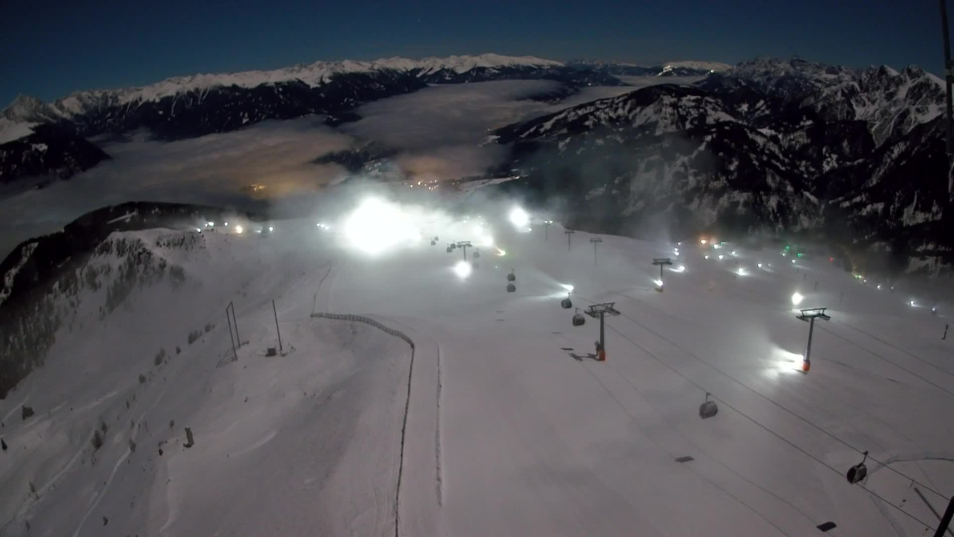 Kronplatz-Gipfel | Blick nach Olang – Valdaora