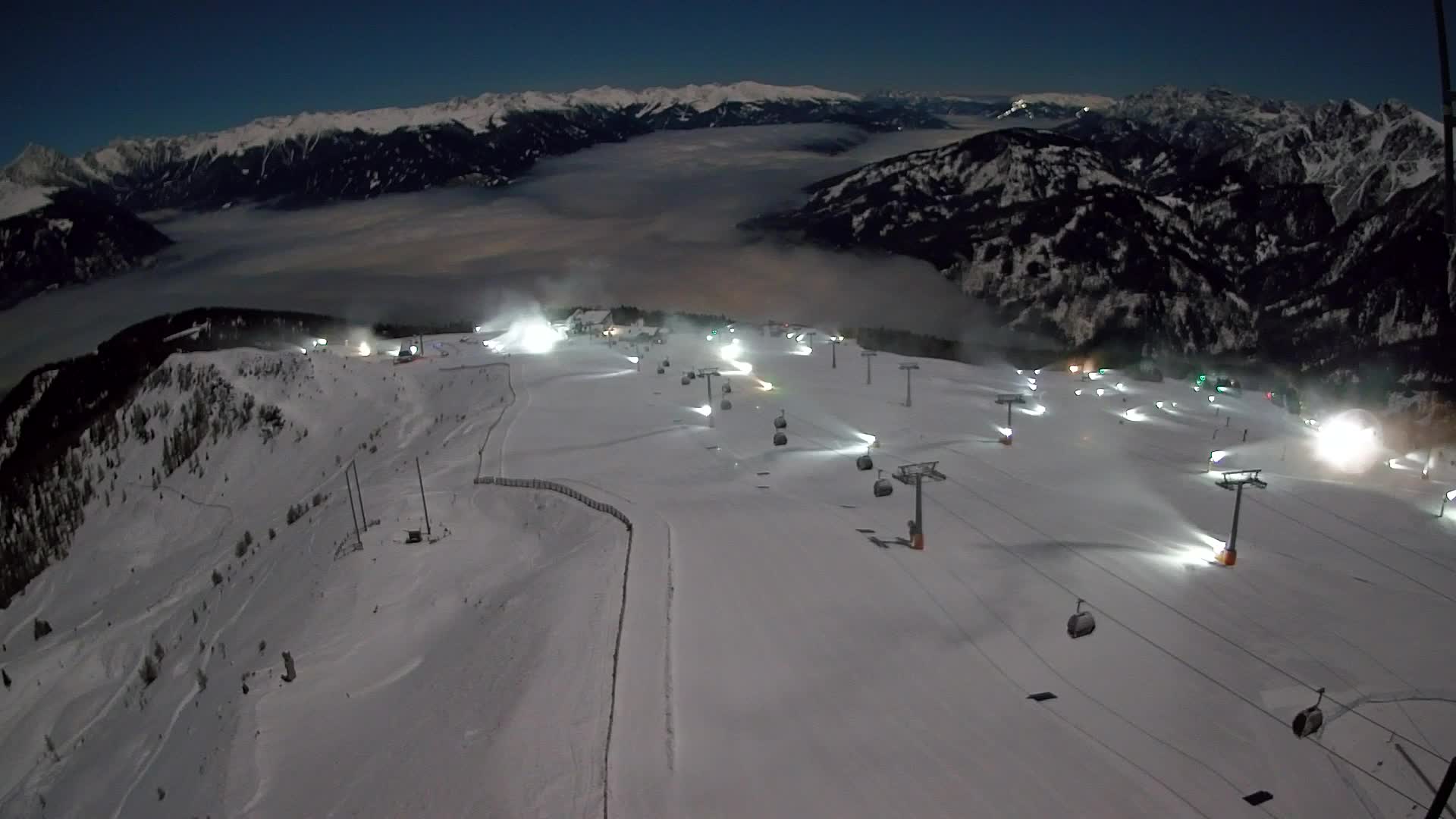 Kronplatz-Gipfel | Blick nach Olang – Valdaora