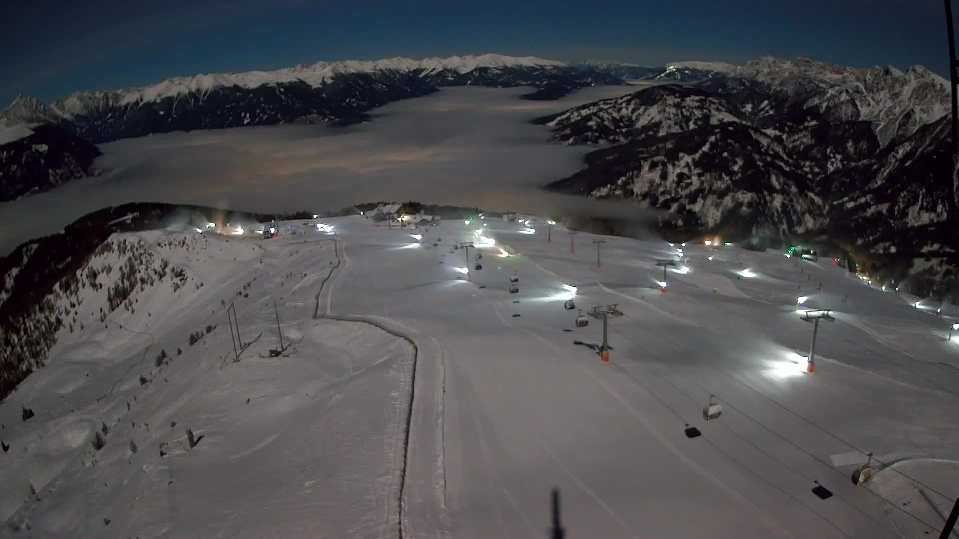 Kronplatz-Gipfel | Blick nach Olang – Valdaora