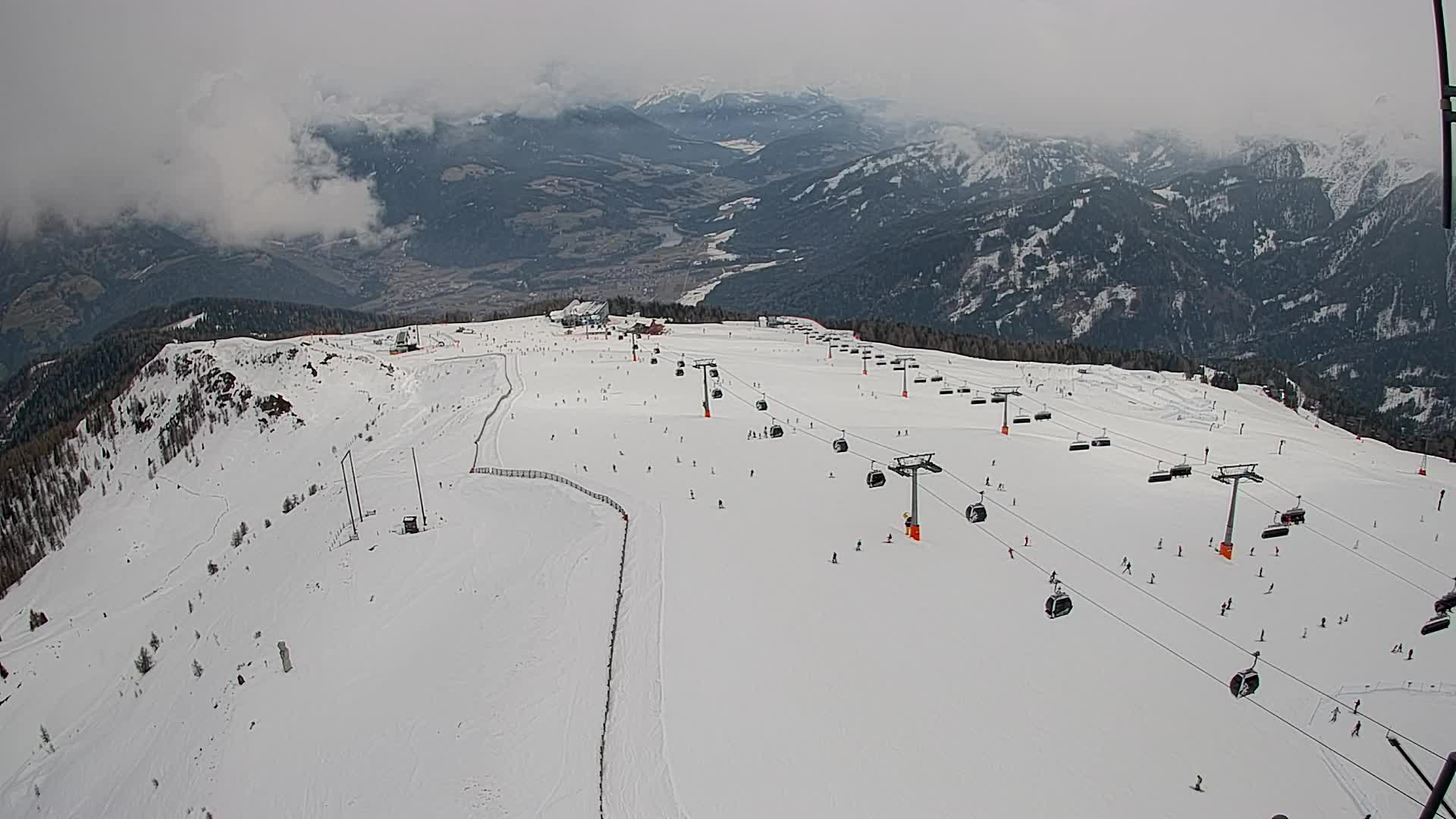 Kronplatz vrh | pogled na Valdaora – Olang