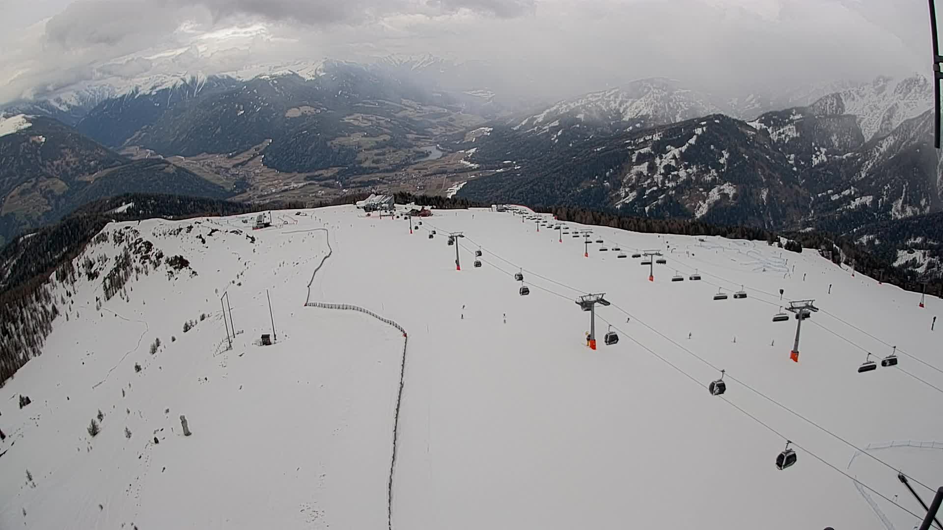 Kronplatz vrh | pogled na Valdaora – Olang